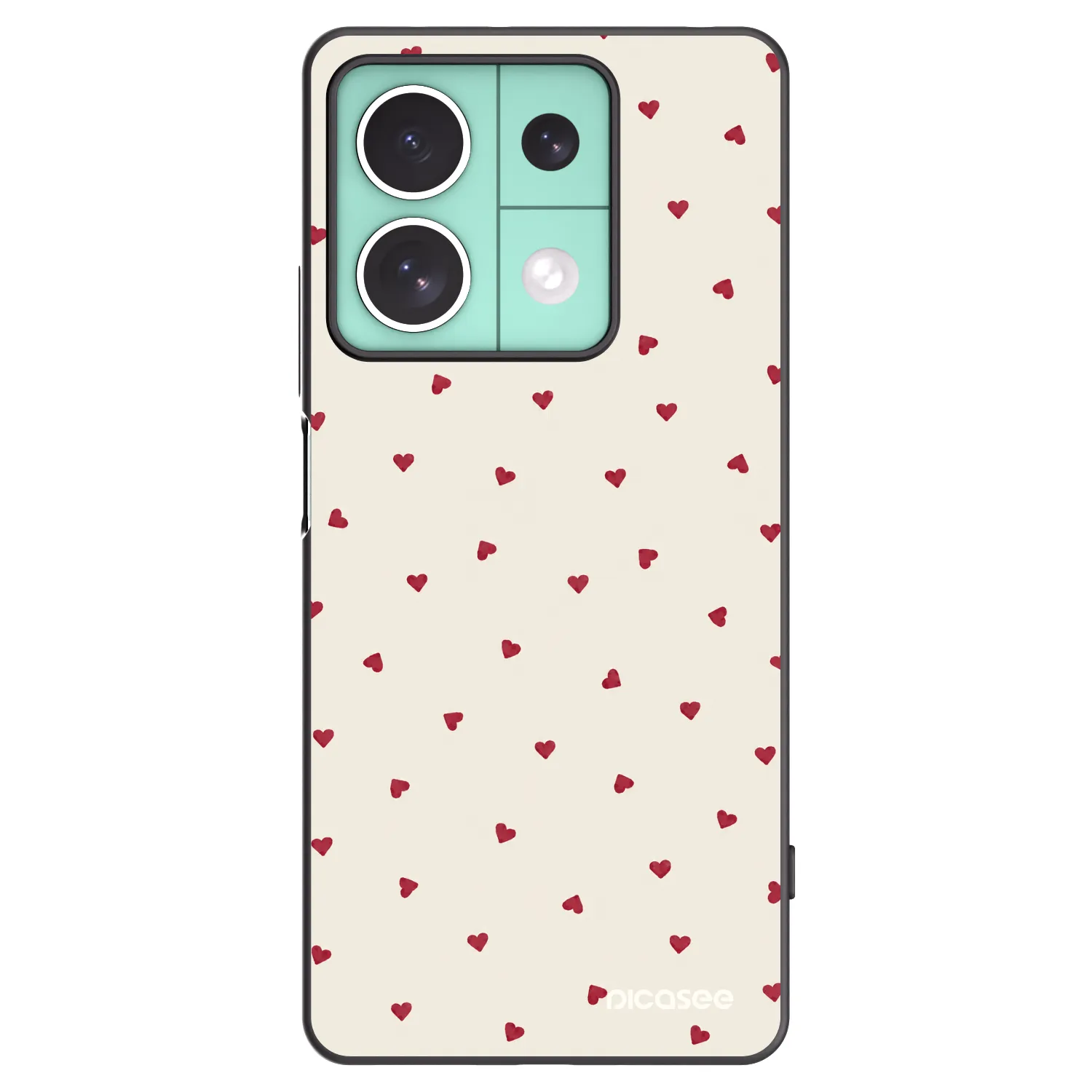 Picasee silikonový černý obal pro Xiaomi Redmi Note 13 5G - Little Love