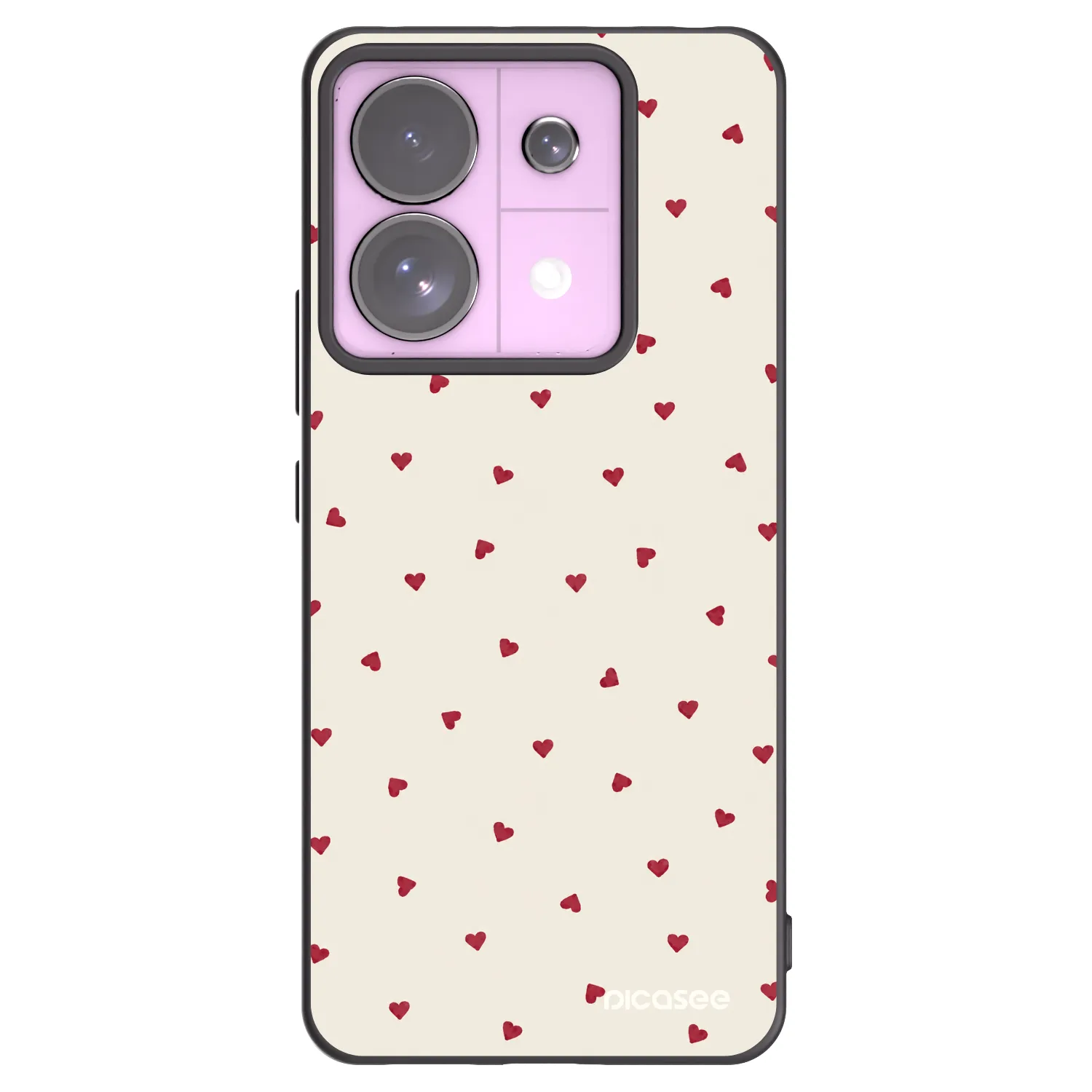 Picasee silikonový černý obal pro Xiaomi Redmi Note 13 Pro 5G - Little Love