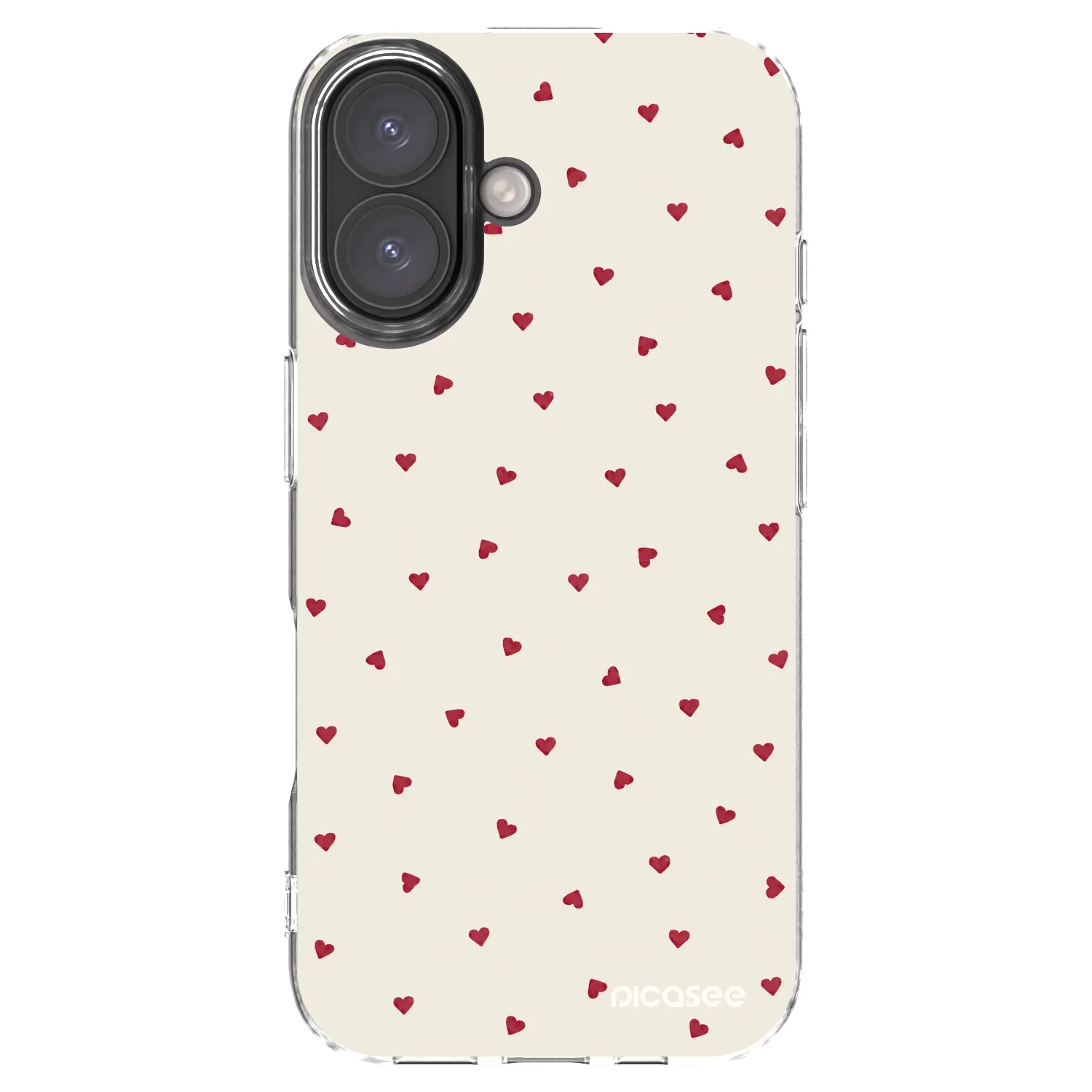 Picasee silikonový průhledný obal pro Apple iPhone 16 - Little Love