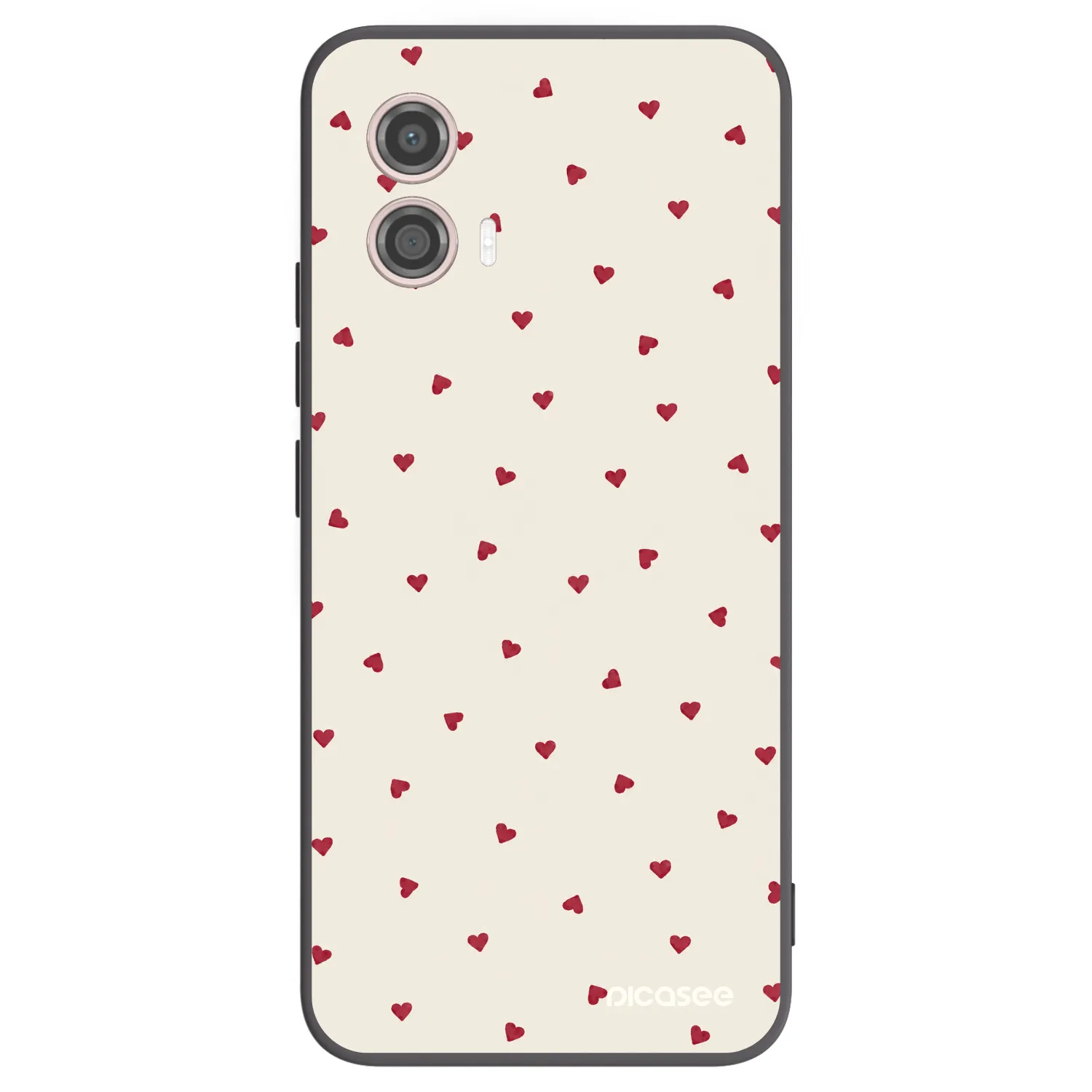 Picasee silikonový černý obal pro Motorola Moto G53 5G - Little Love