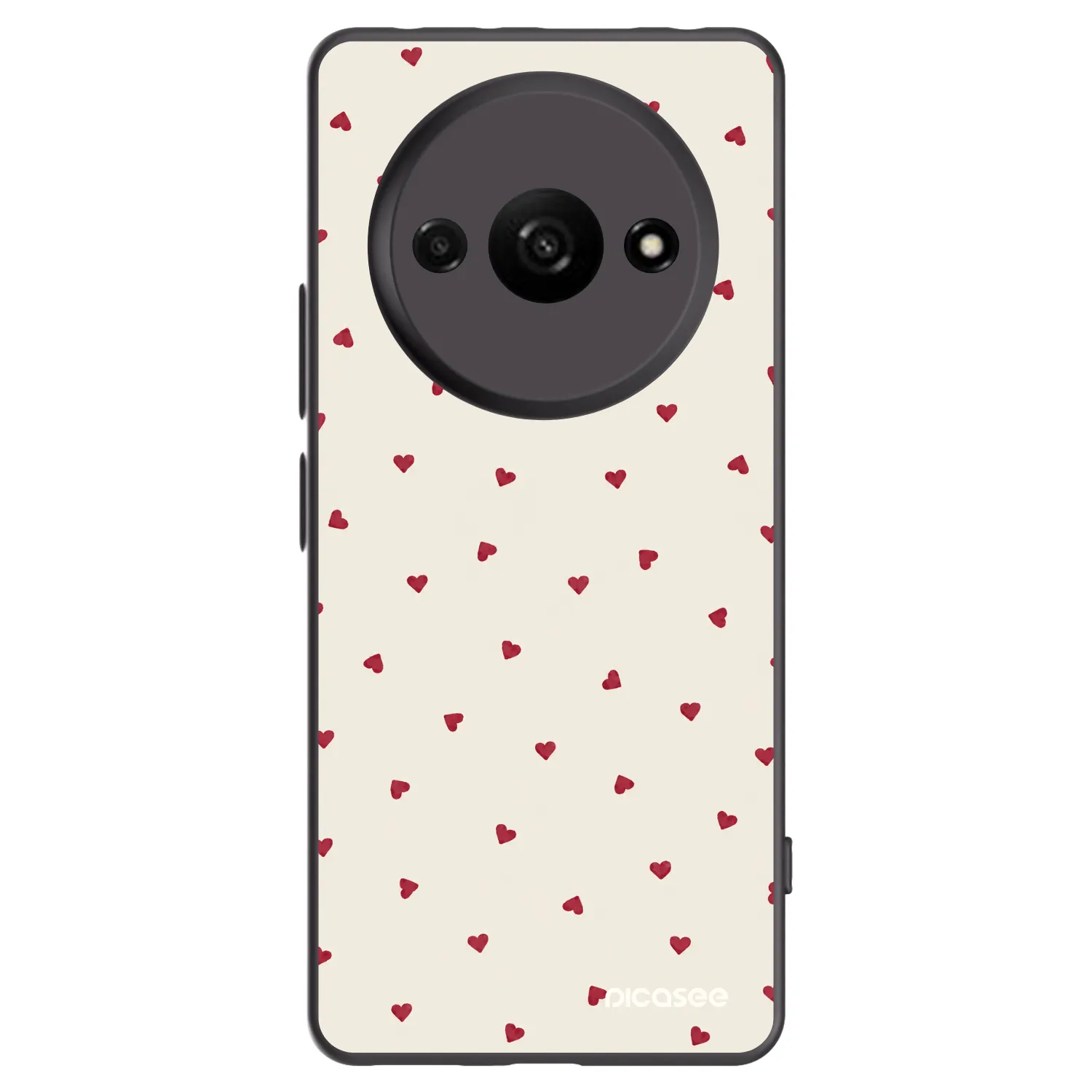 Picasee silikonový černý obal pro Xiaomi Redmi A3 - Little Love