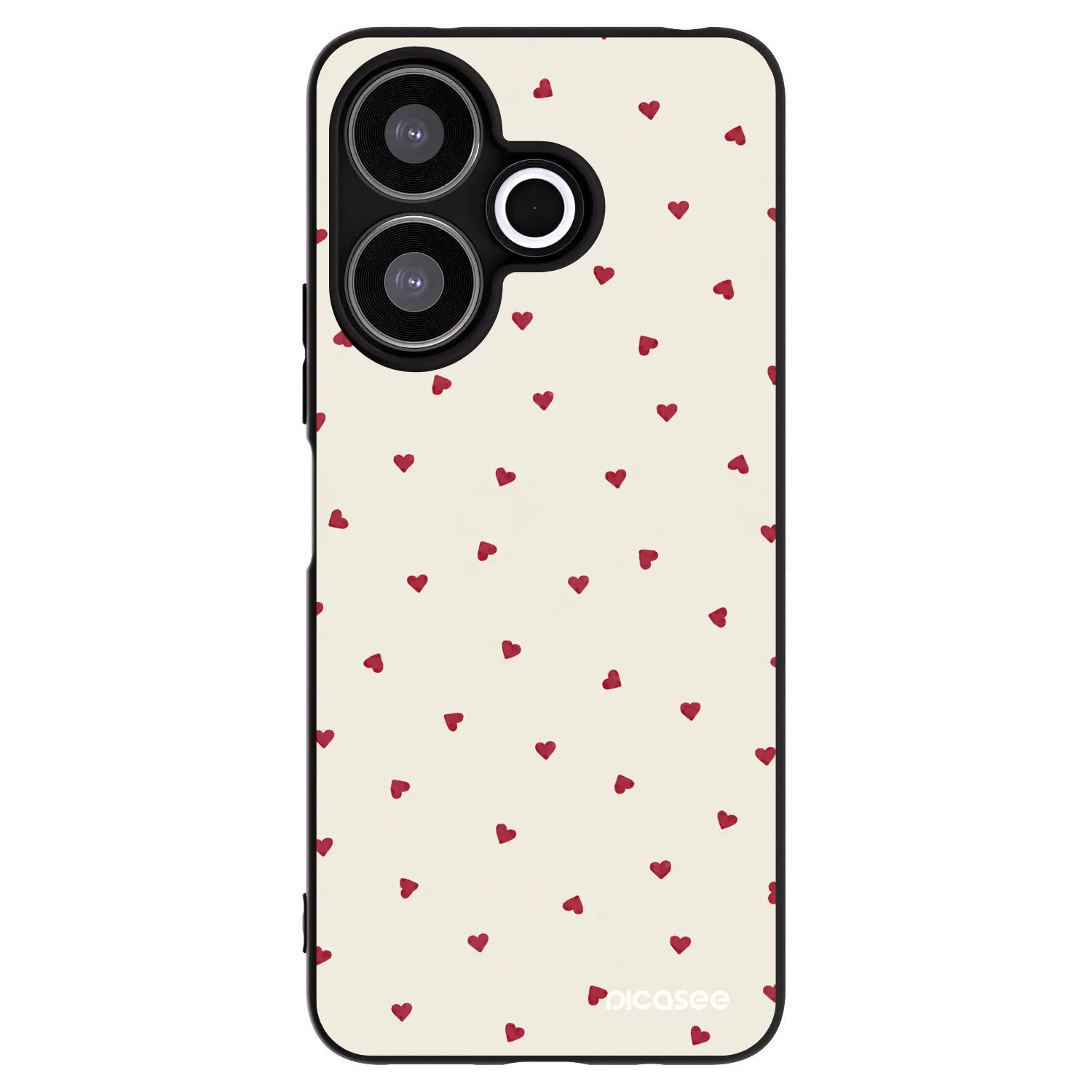 Picasee silikonový černý obal pro Xiaomi Redmi 13 4G - Little Love