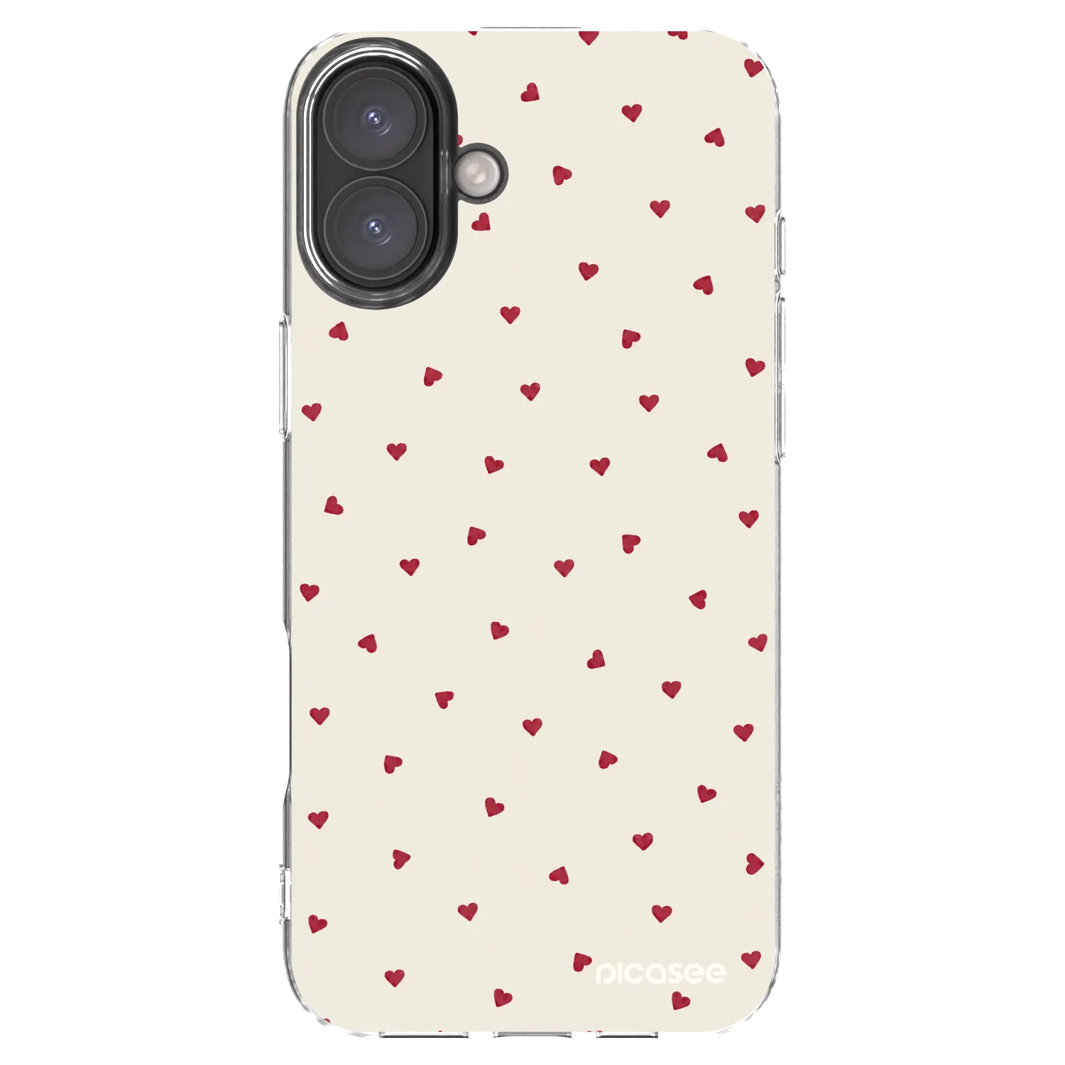 Picasee silikonový průhledný obal pro Apple iPhone 16 Plus - Little Love