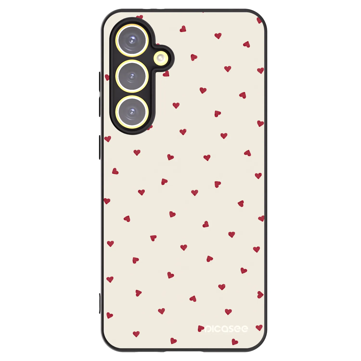 Picasee silikonový černý obal pro Samsung Galaxy S24 FE S721B - Little Love