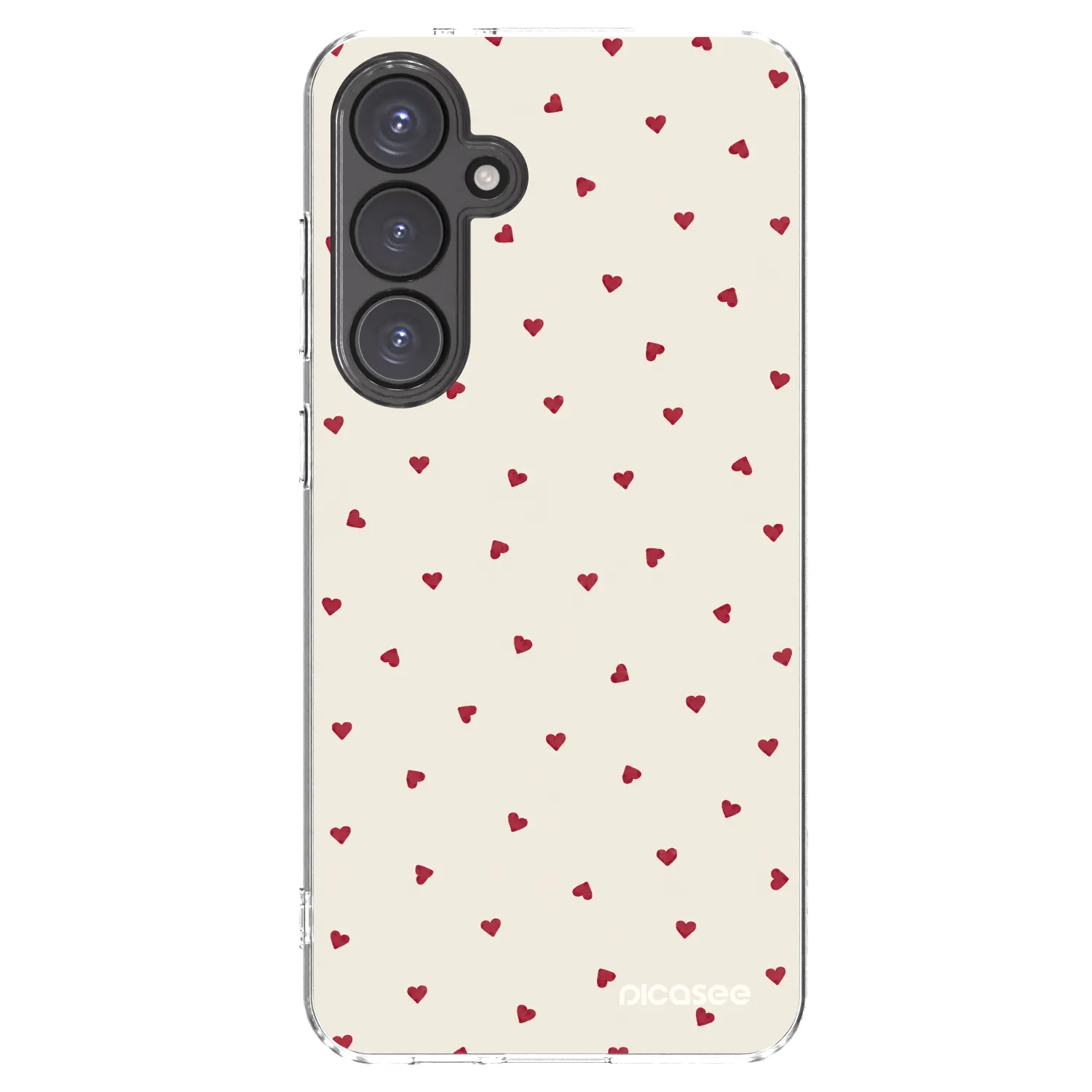 Picasee silikonový průhledný obal pro Samsung Galaxy S24 FE S721B - Little Love
