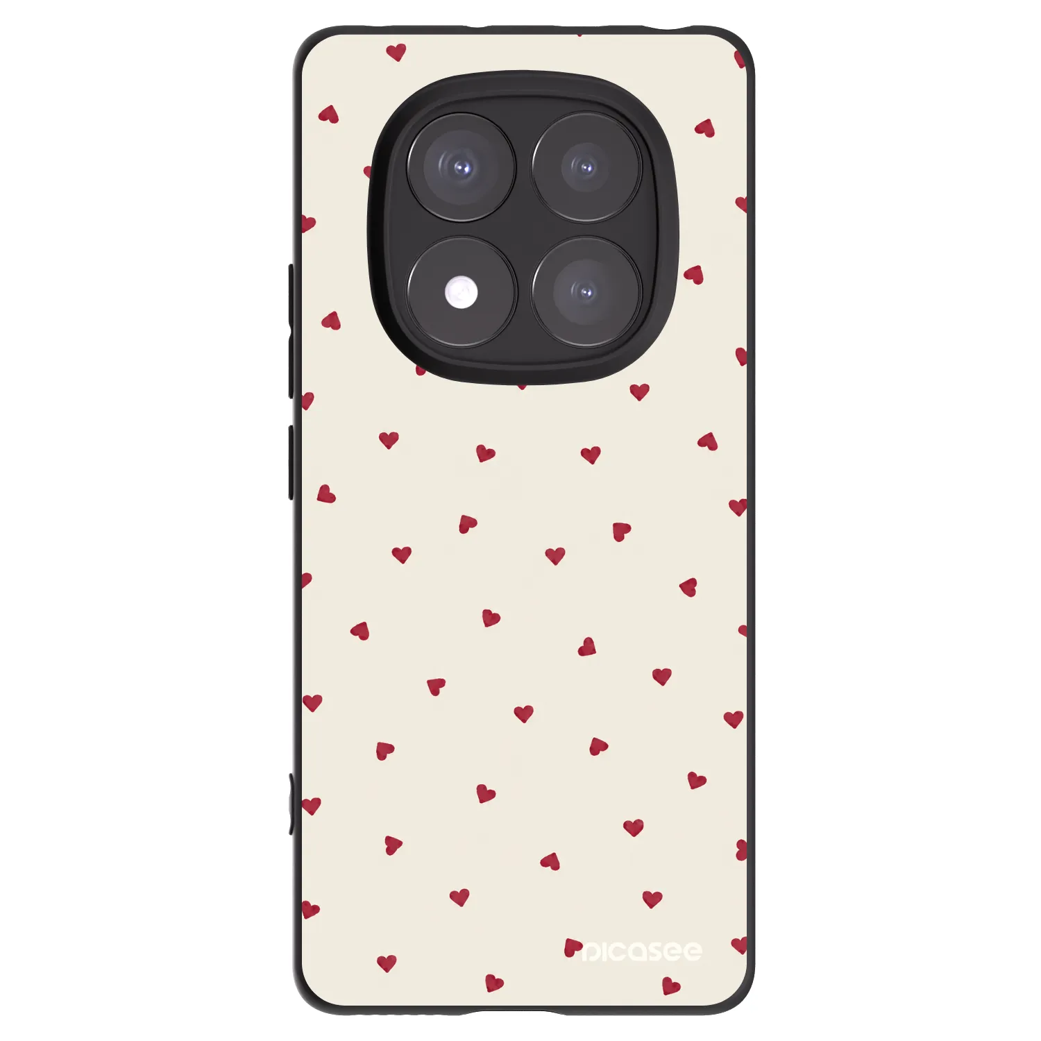 Picasee silikonový černý obal pro Xiaomi Redmi Note 14 Pro+ 5G - Little Love