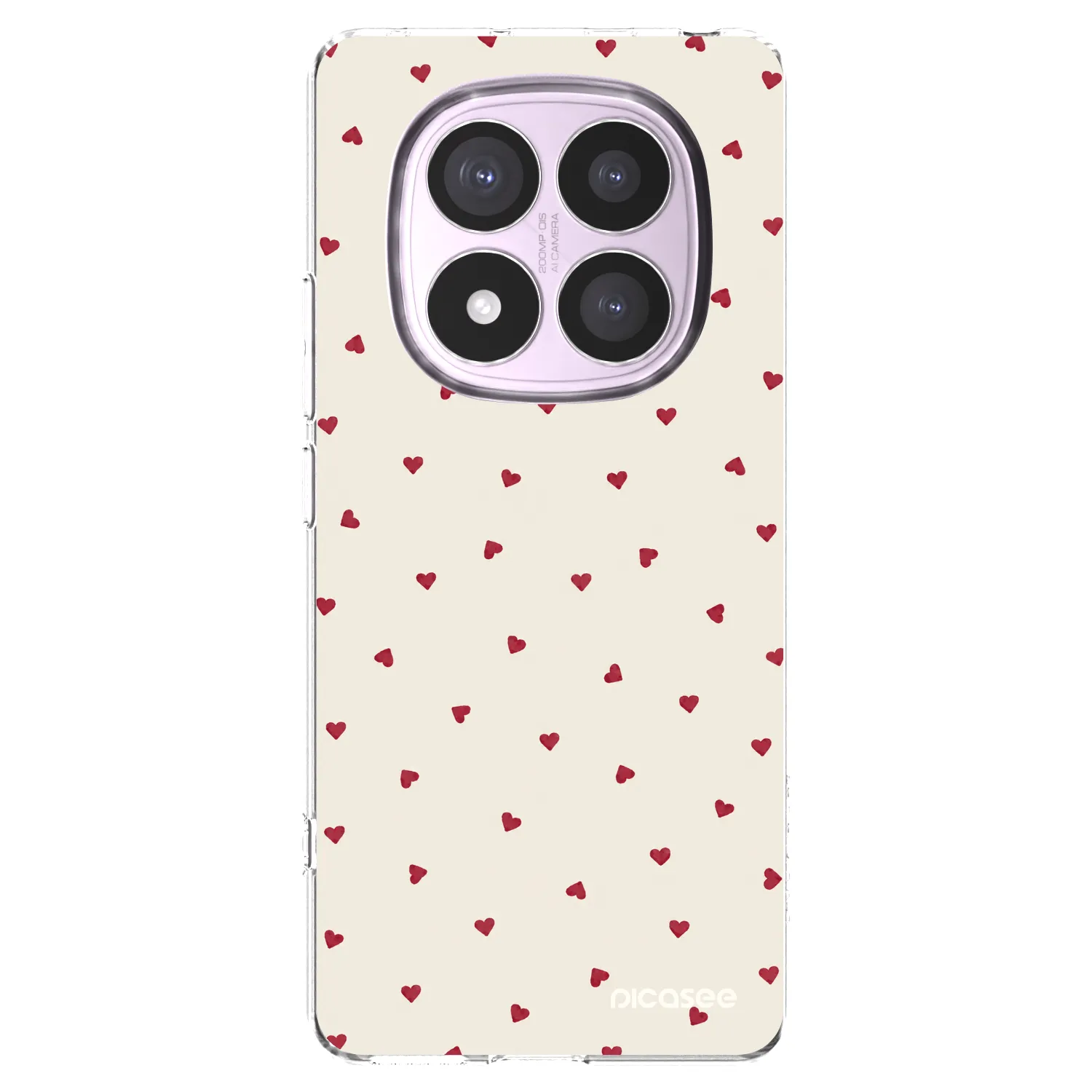 Picasee silikonový průhledný obal pro Xiaomi Redmi Note 14 Pro 5G - Little Love
