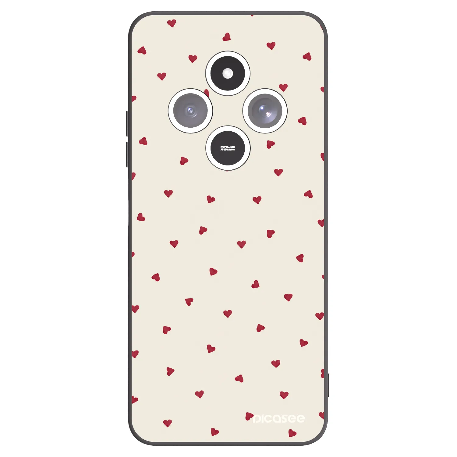 Picasee silikonový černý obal pro Xiaomi Redmi 14C - Little Love