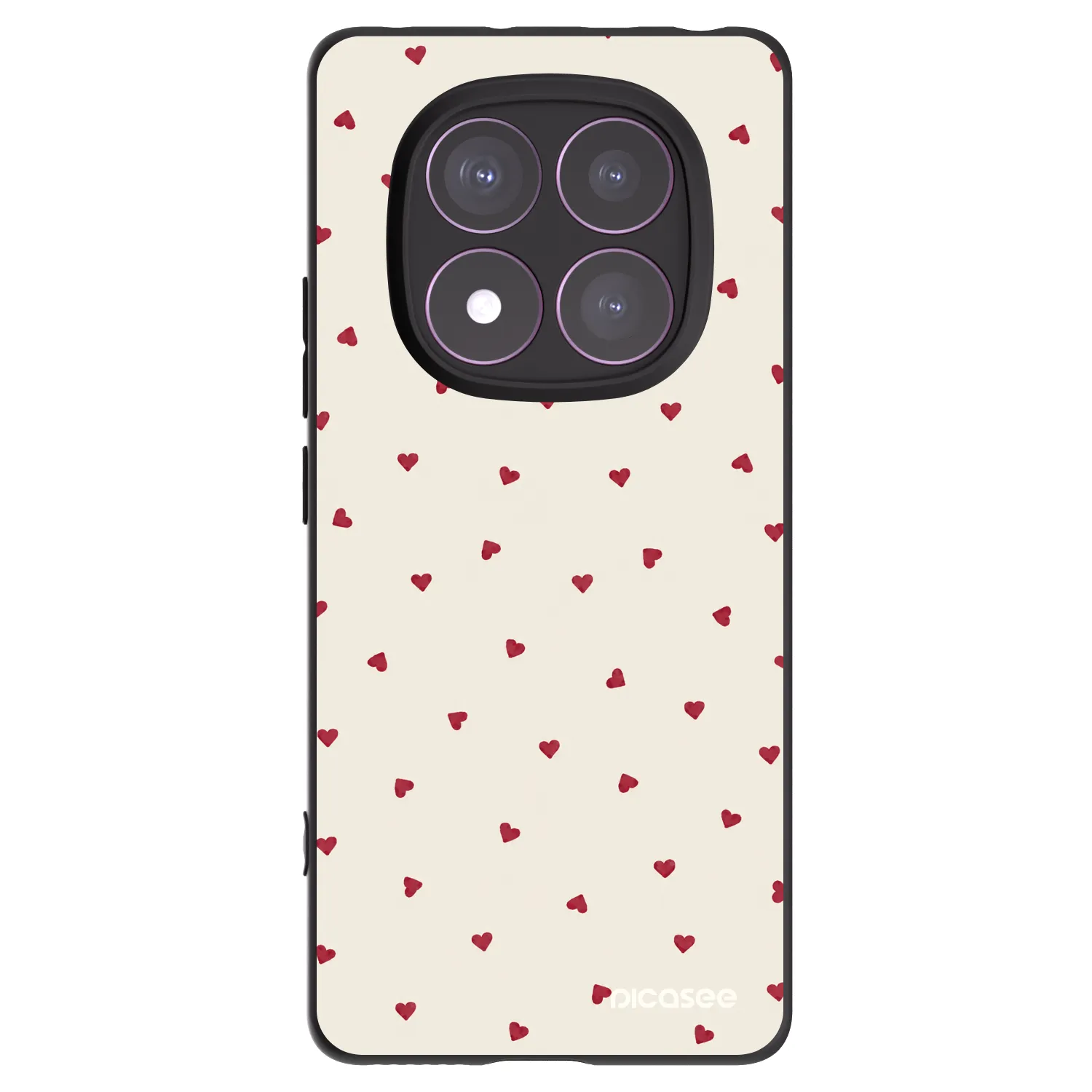 Picasee silikonový černý obal pro Xiaomi Redmi Note 14 Pro 4G - Little Love