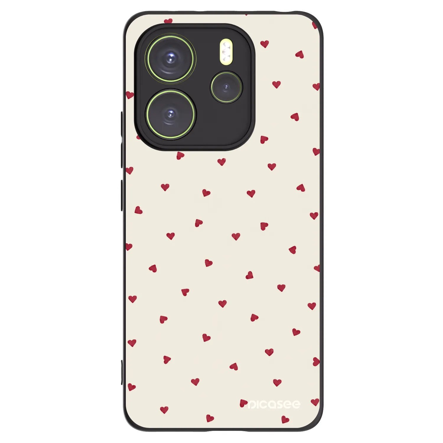 Picasee silikonový černý obal pro Xiaomi Redmi Note 14 4G - Little Love