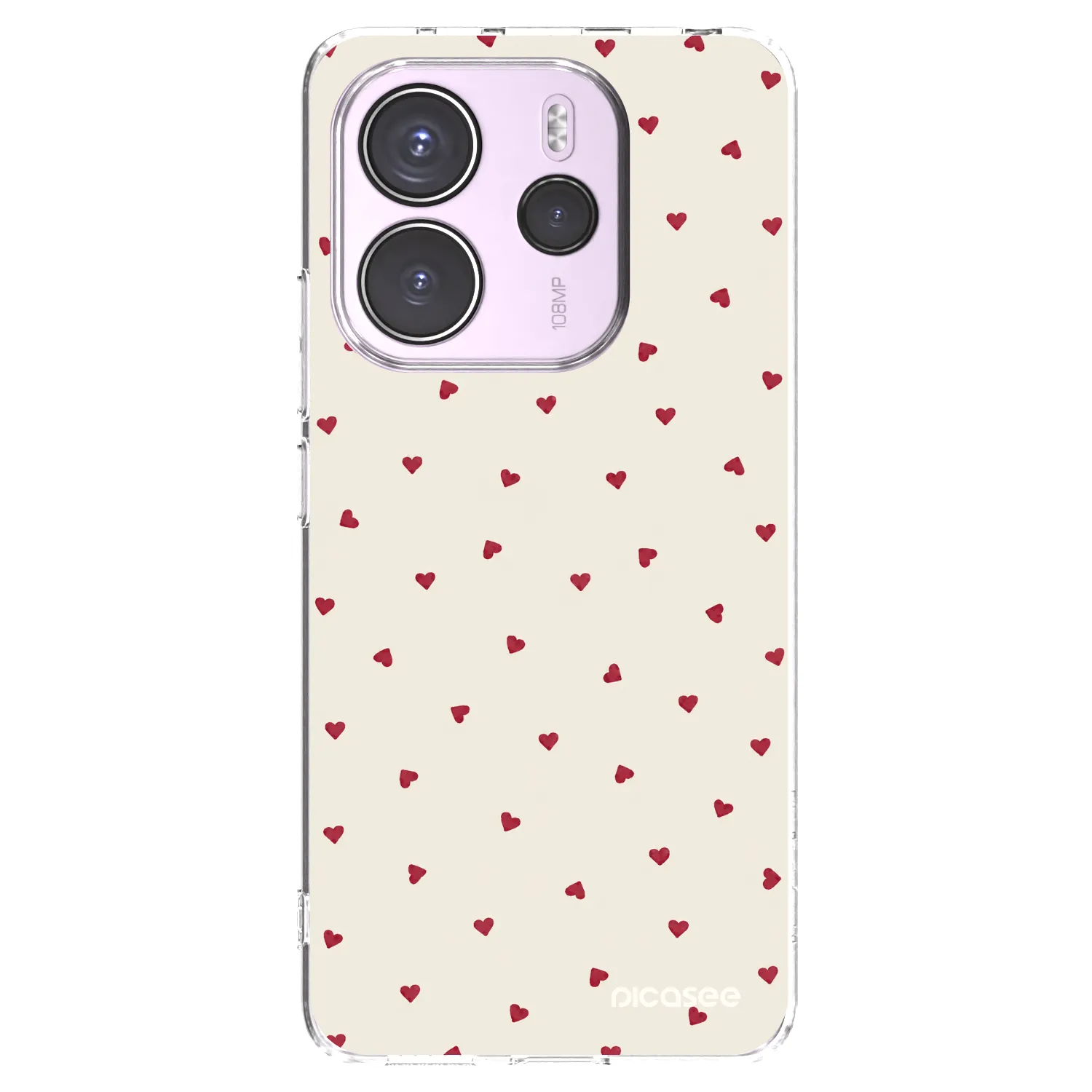 Picasee silikonový průhledný obal pro Xiaomi Redmi Note 14 4G - Little Love