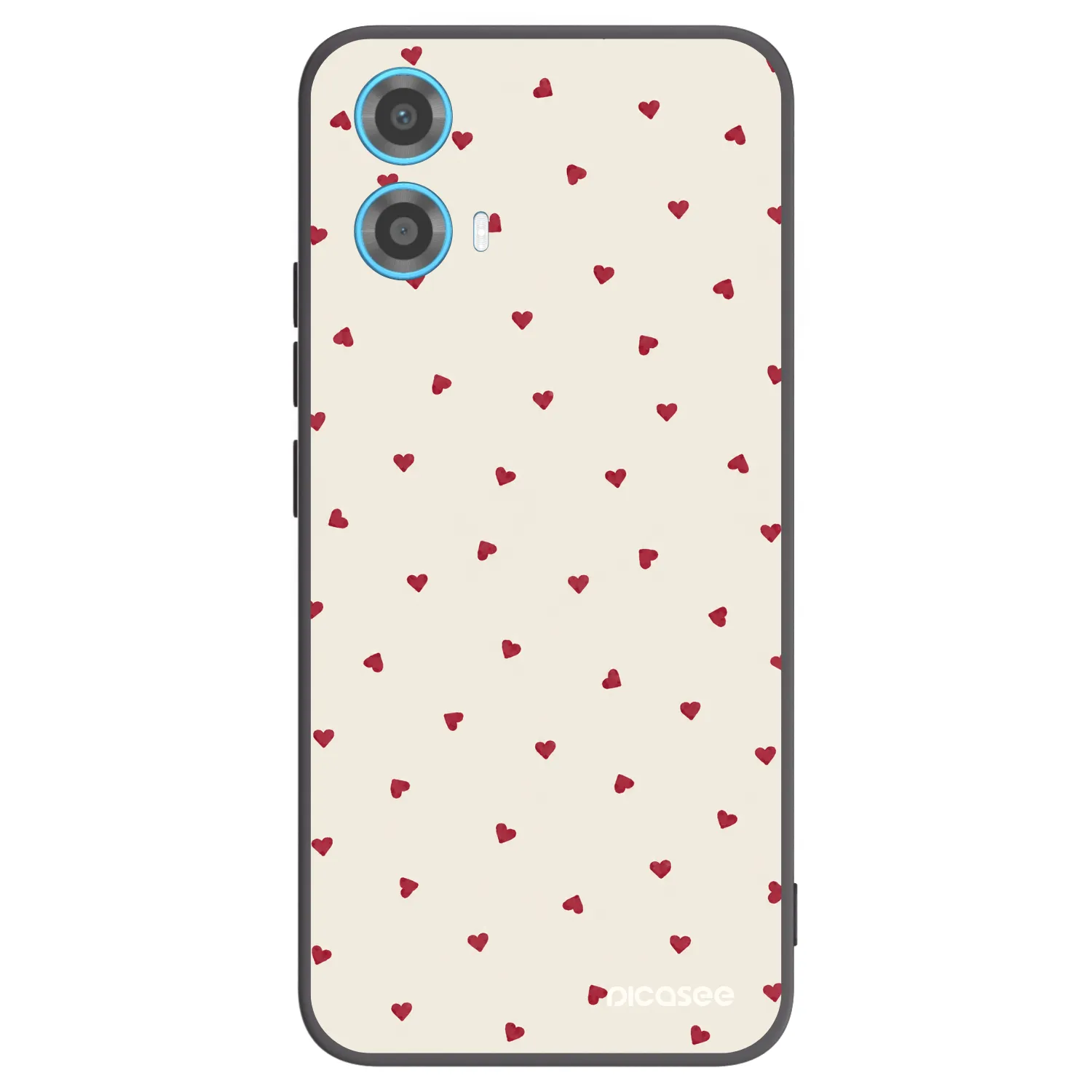 Picasee silikonový černý obal pro Motorola Moto G34 5G - Little Love