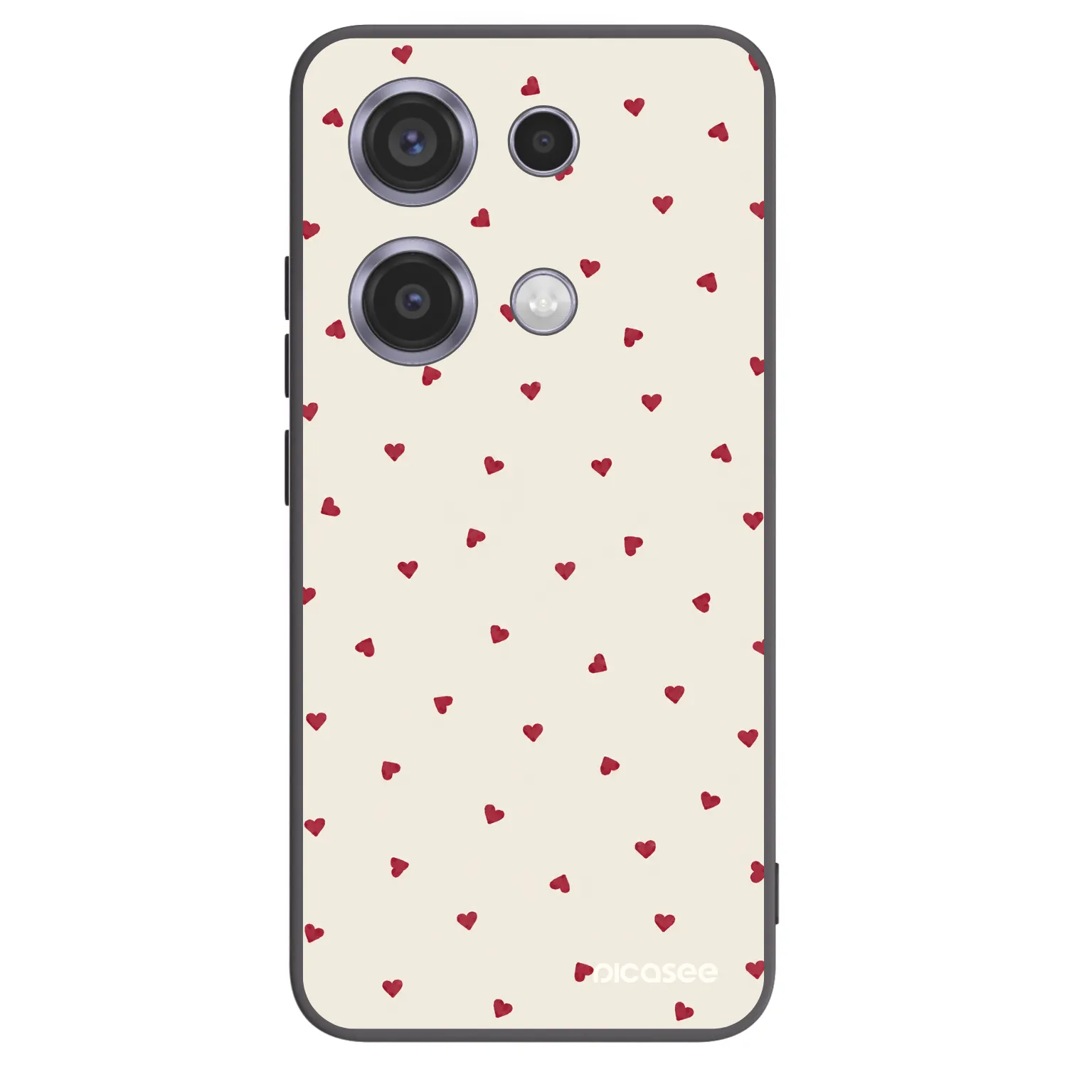 Picasee silikonový černý obal pro Xiaomi Redmi Note 14S - Little Love