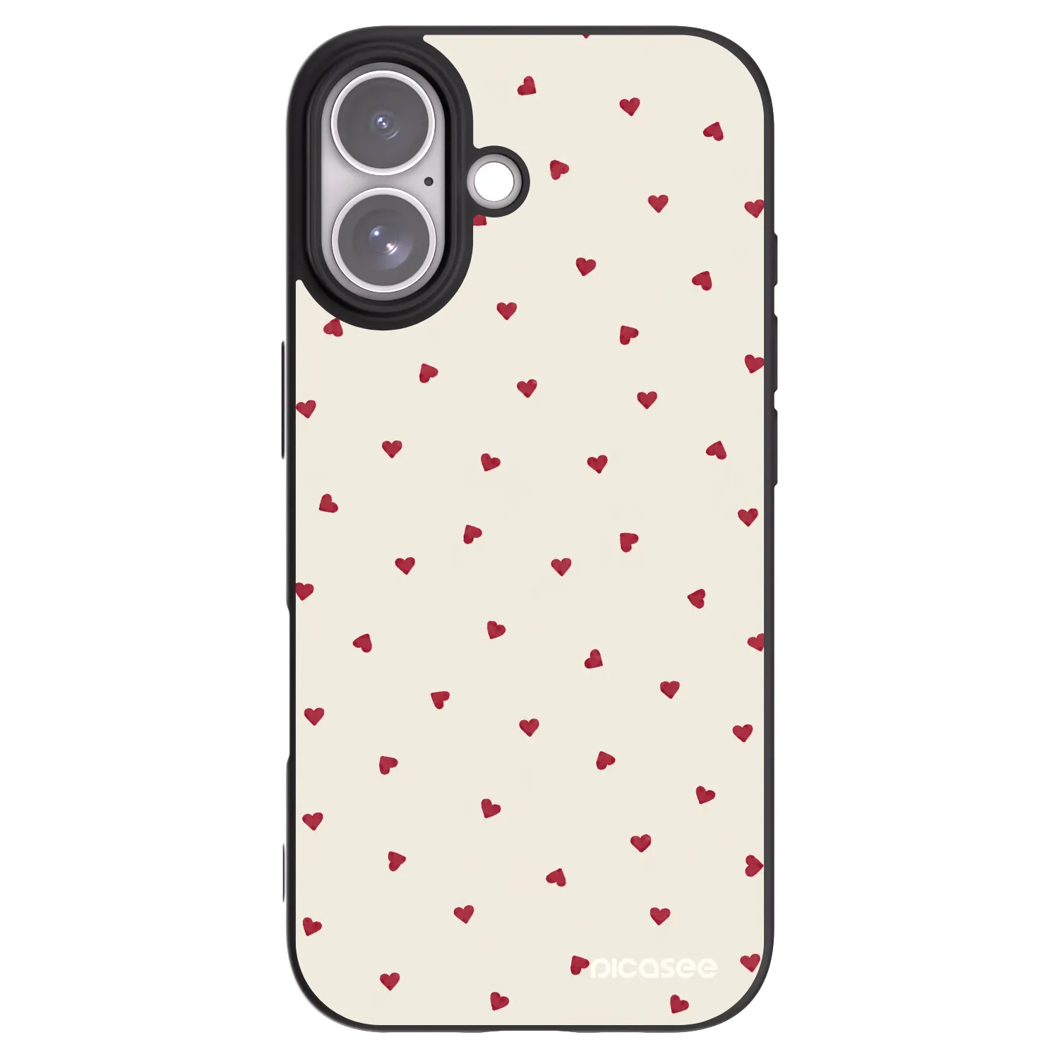 Picasee silikonový černý obal pro Apple iPhone 17 - Little Love