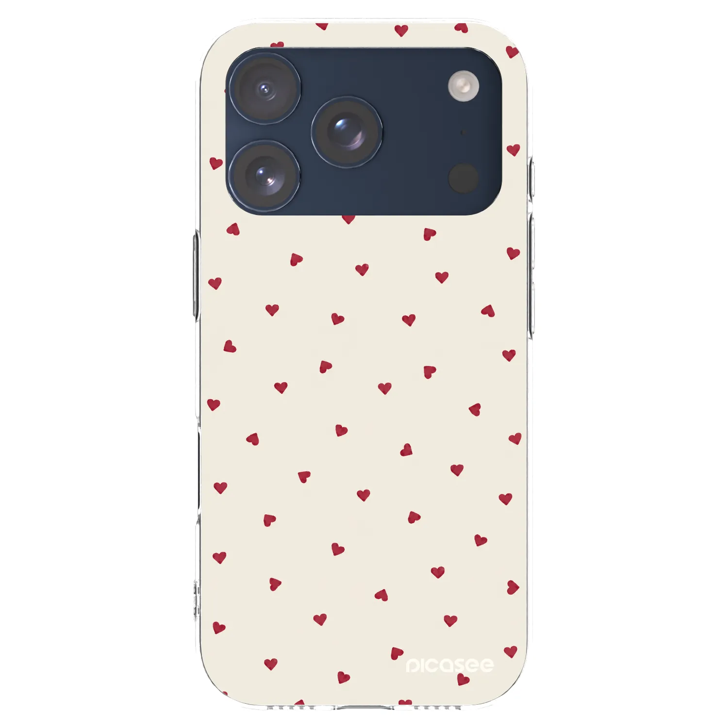 Picasee silikonový průhledný obal pro Apple iPhone 17 Pro - Little Love