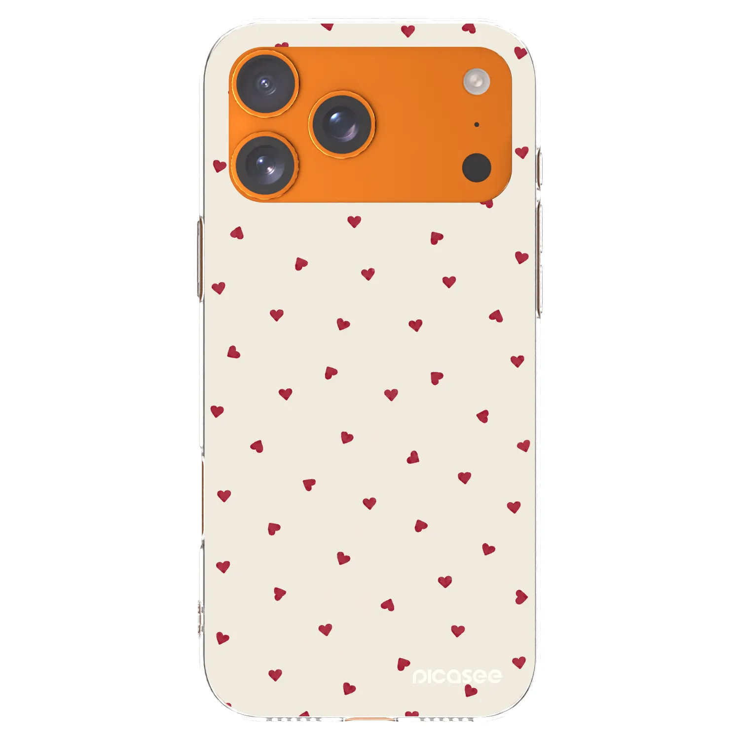 Picasee silikonový průhledný obal pro Apple iPhone 17 Pro Max - Little Love