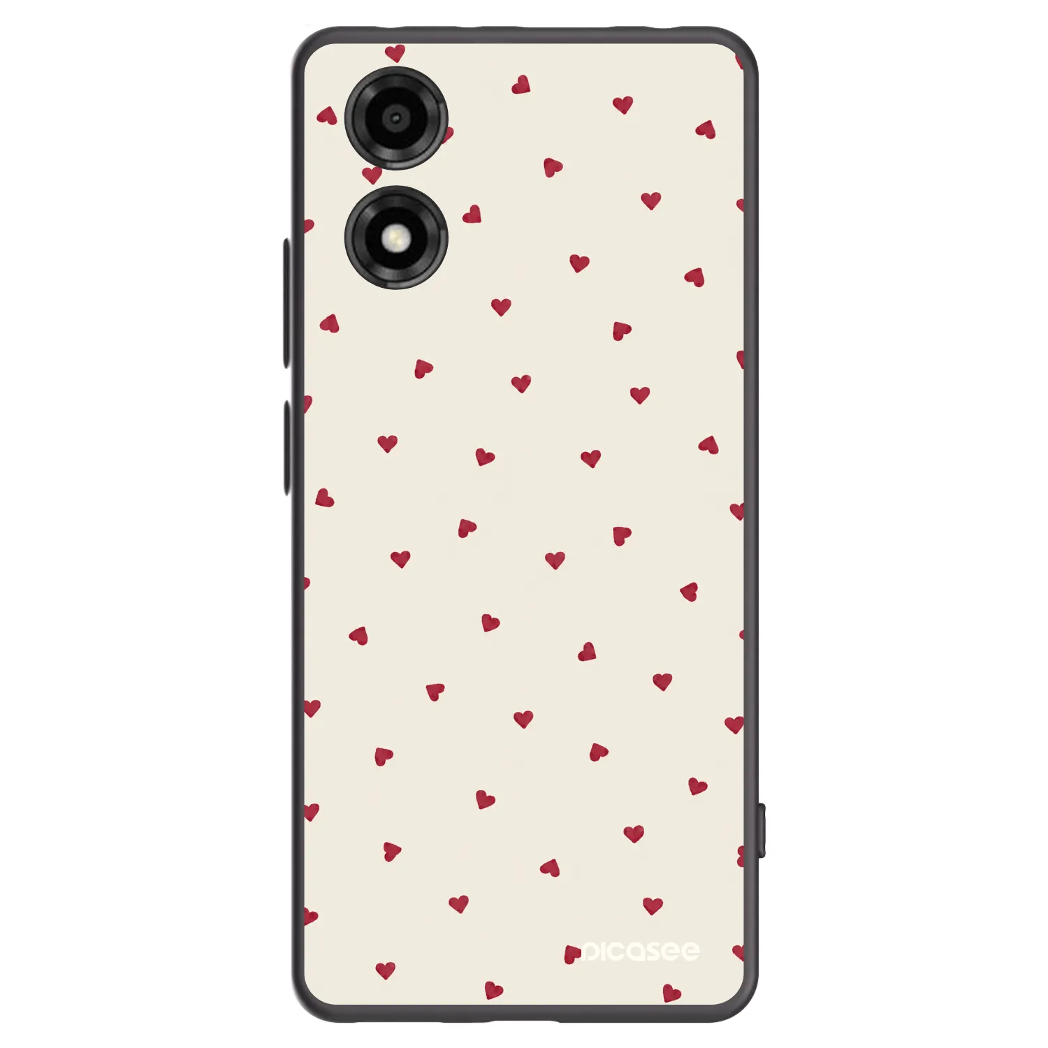 Picasee silikonový černý obal pro Motorola Moto E14 - Little Love