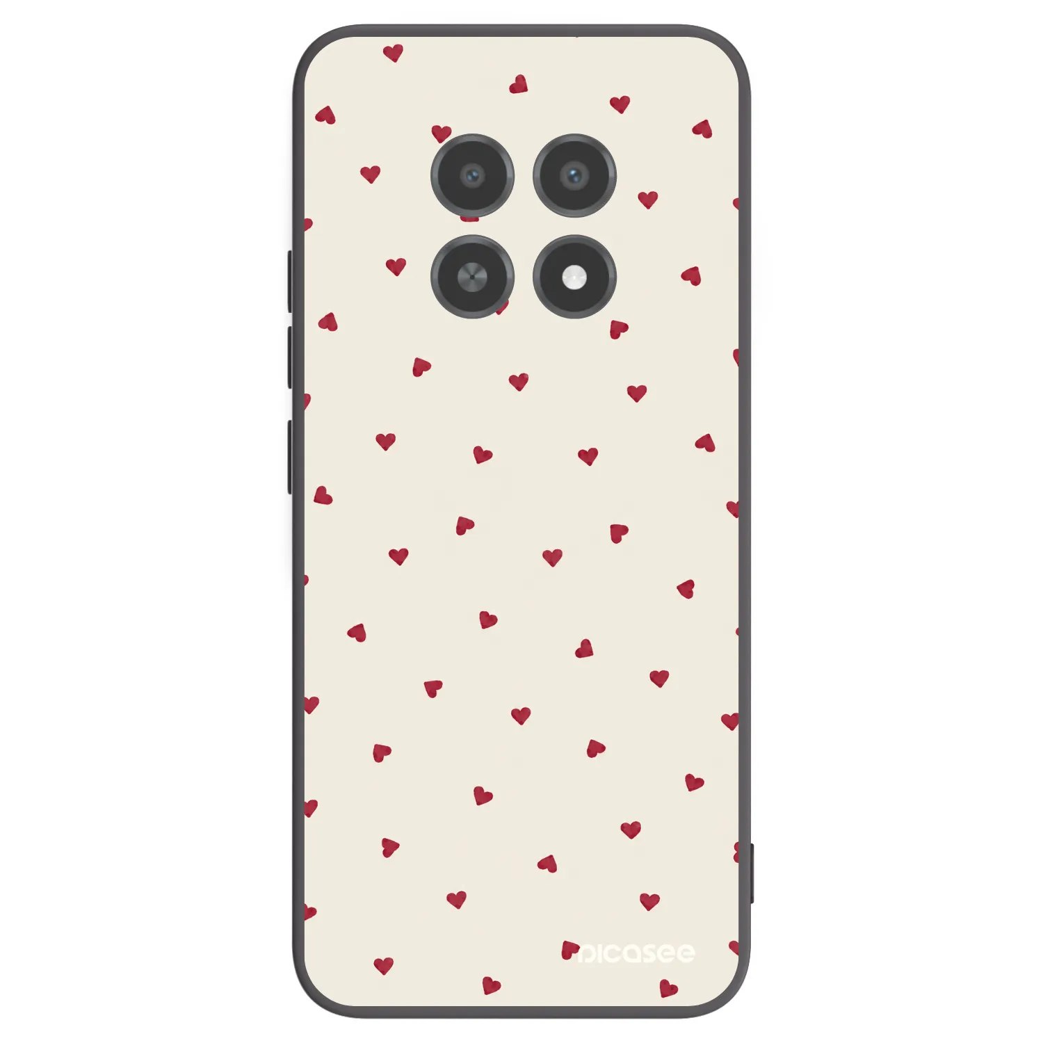 Picasee silikonový černý obal pro Realme 12X - Little Love