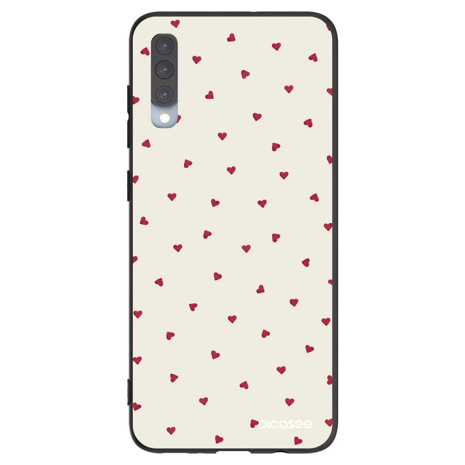 Picasee silikonový černý obal pro Samsung Galaxy A70 A705F - Little Love