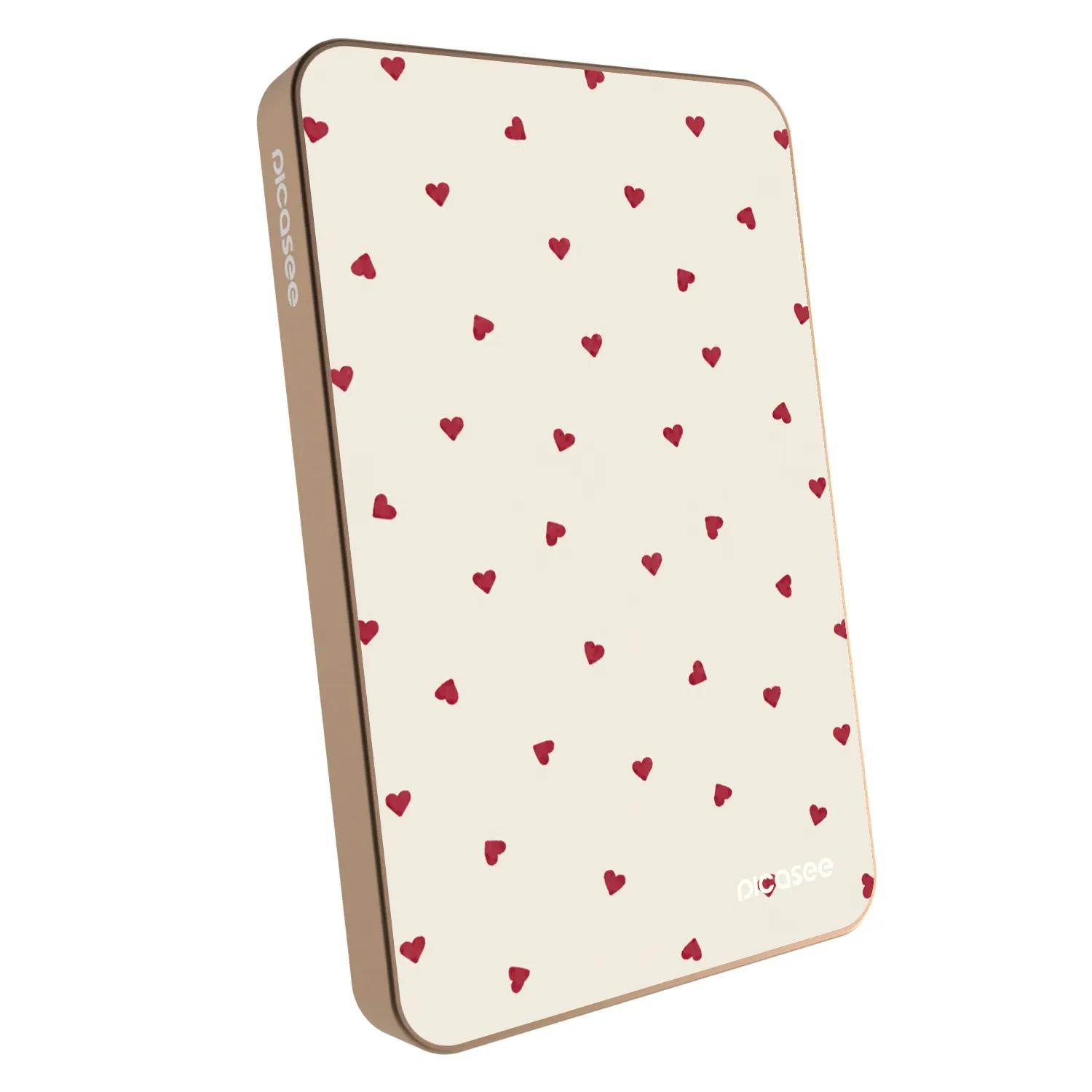 Picasee Powerbanka s MagSafe 5 000 mAh Zlatá - Little Love