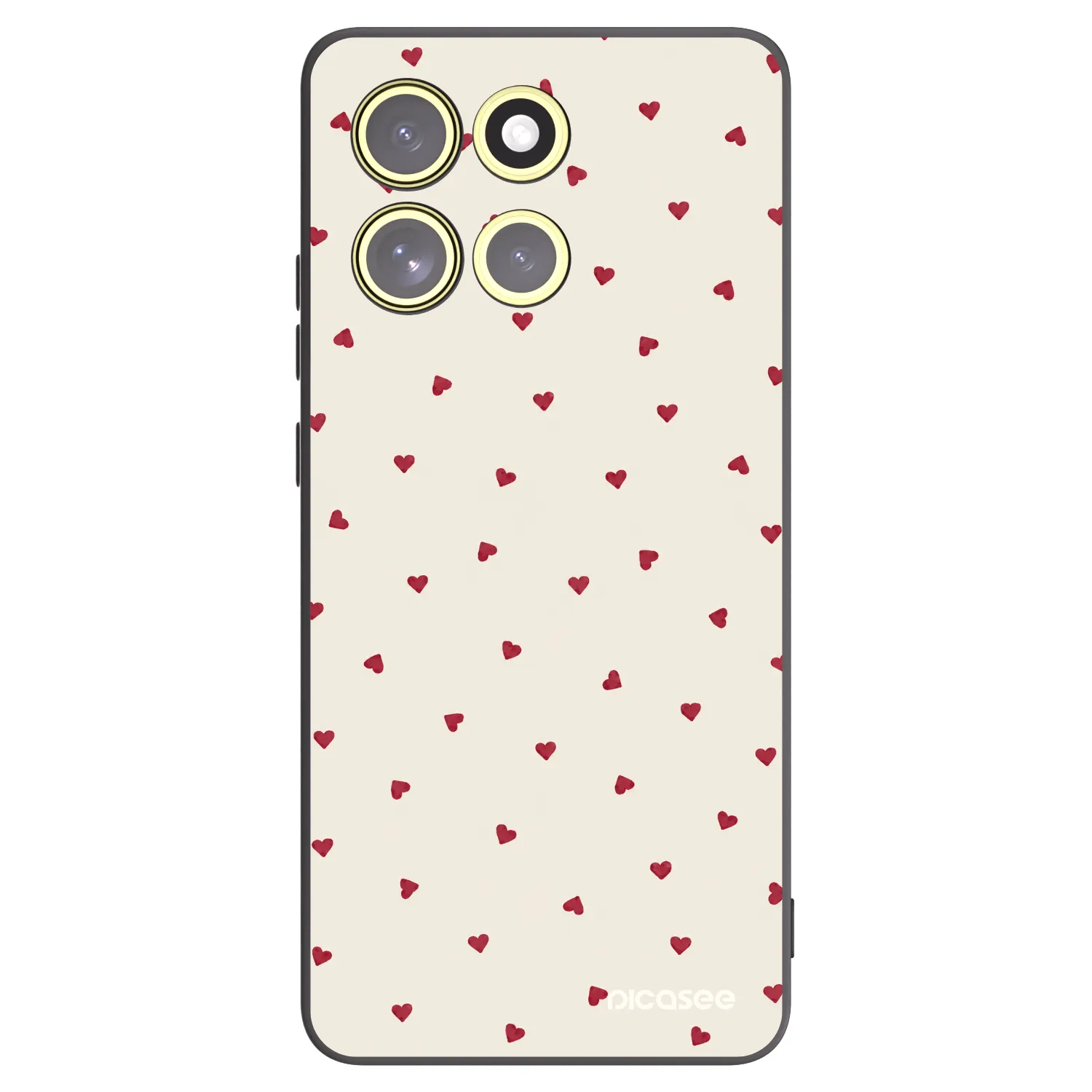 Picasee silikonový černý obal pro Motorola Moto G86 5G - Little Love