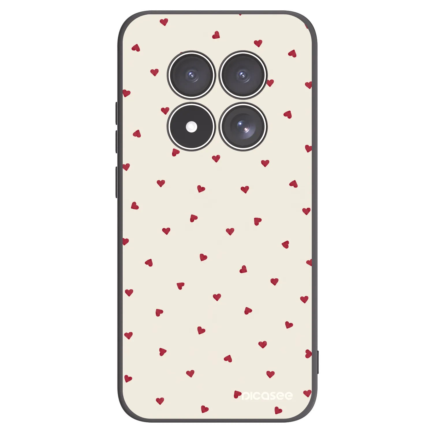Picasee silikonový černý obal pro Xiaomi Redmi Note 15 Pro 4G - Little Love