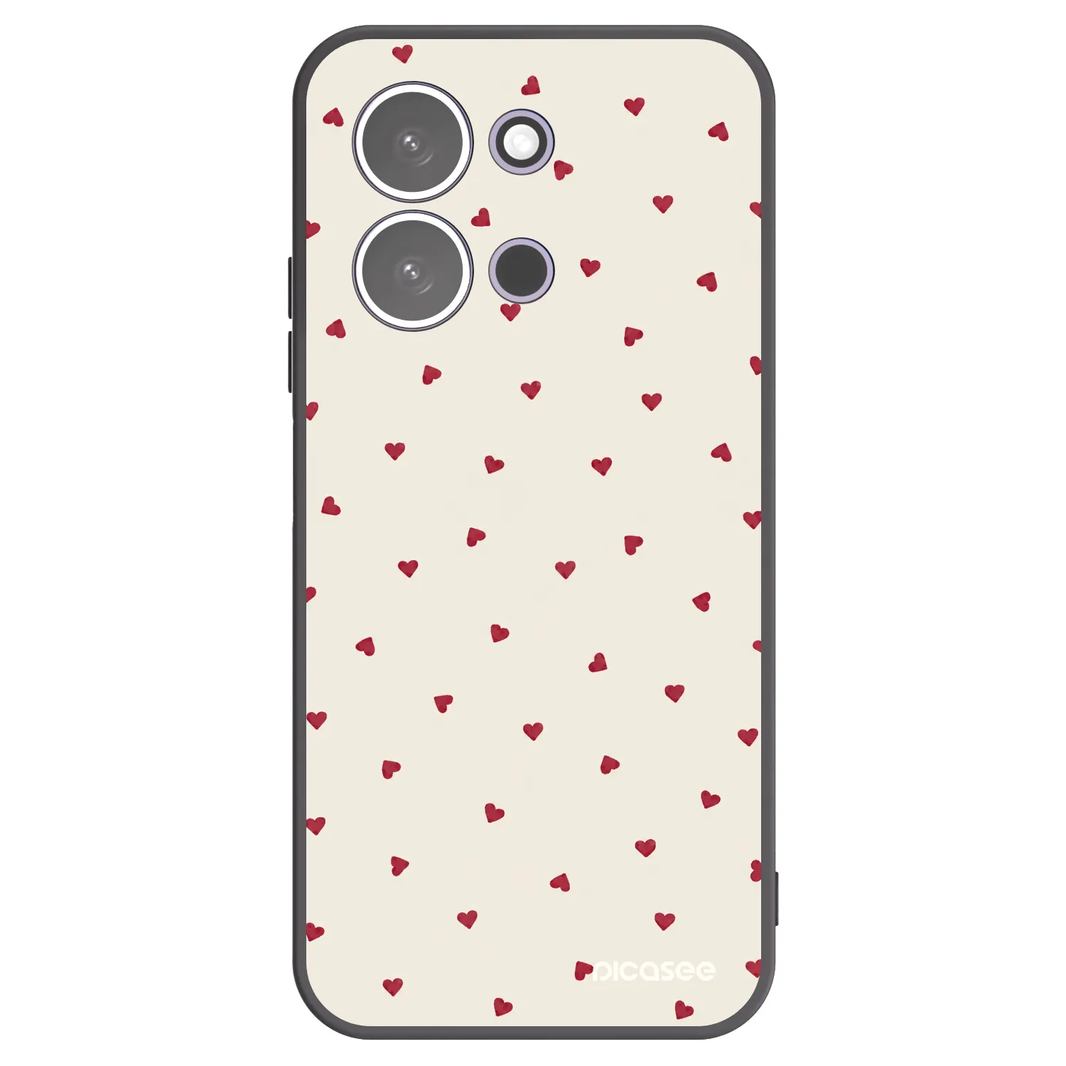 Picasee silikonový černý obal pro Xiaomi Redmi 15C 5G - Little Love