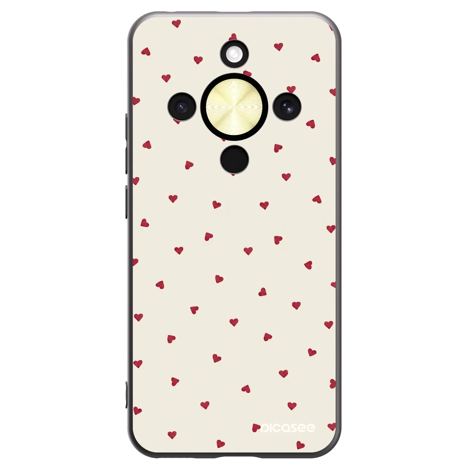 Picasee silikonový černý obal pro Honor Magic8 Lite 5G - Little Love