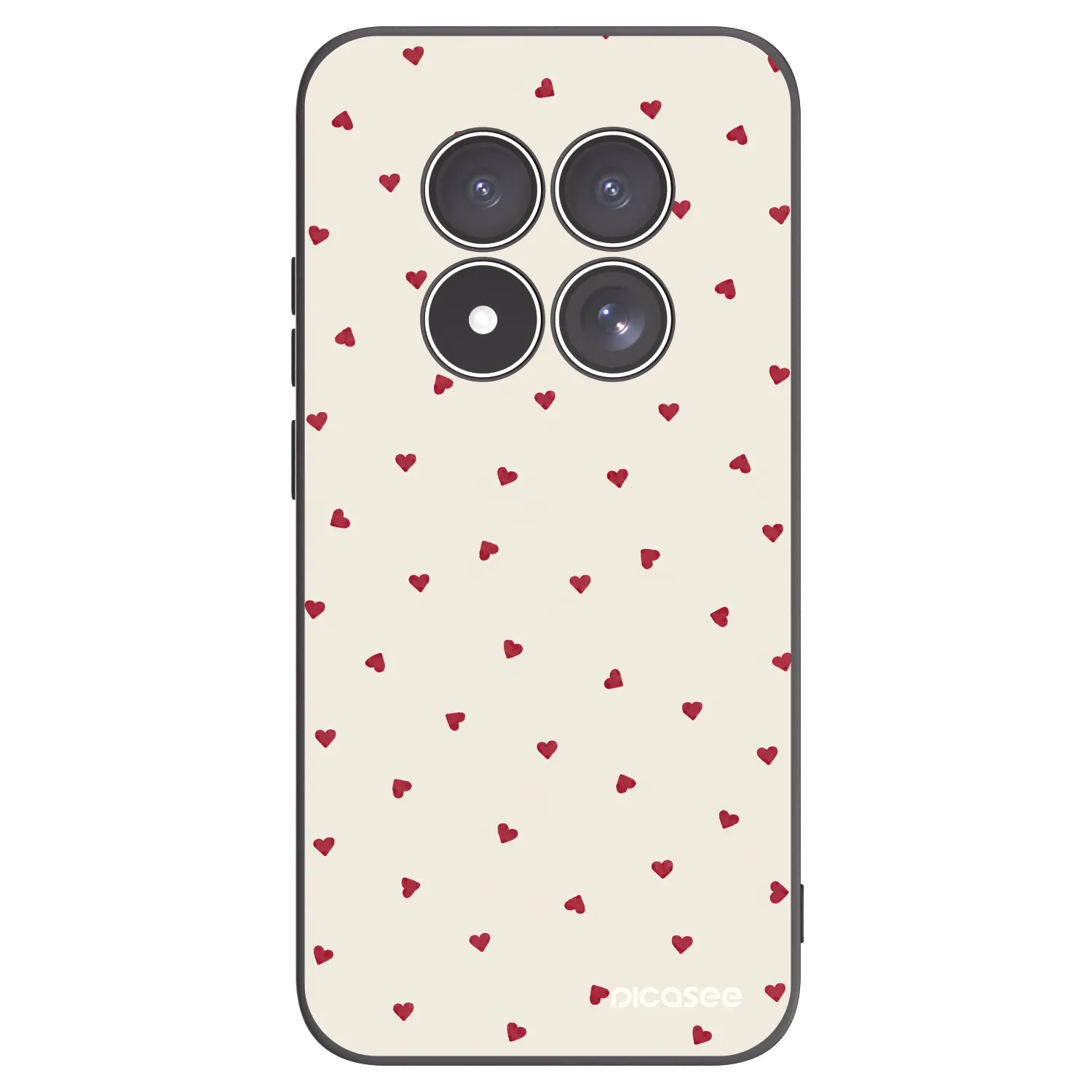 Picasee silikonový černý obal pro Xiaomi Redmi Note 15 Pro 5G - Little Love