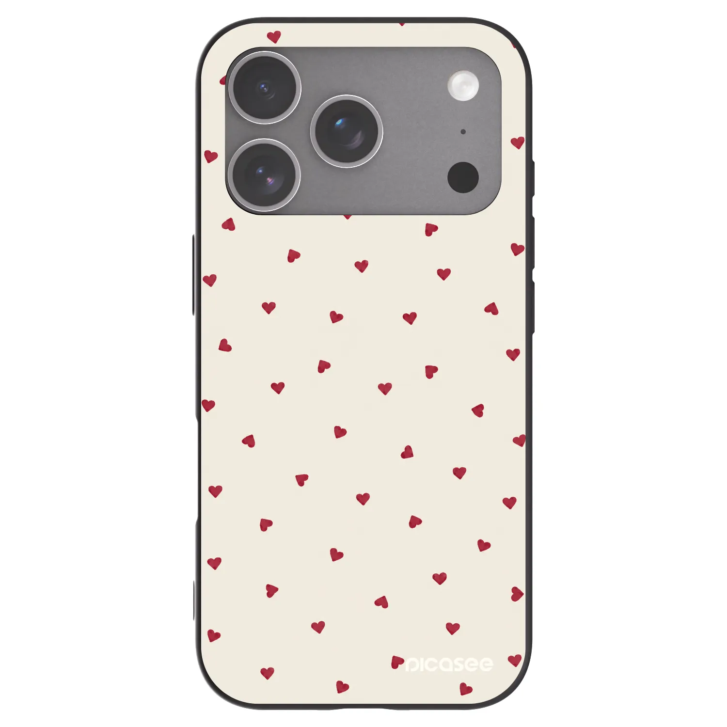 Picasee silikonový černý obal pro Apple iPhone 18 Pro - Little Love