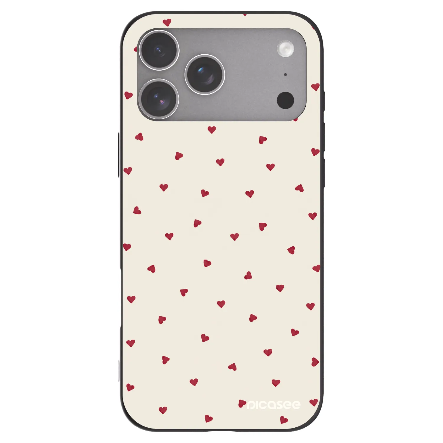 Picasee silikonový černý obal pro Apple iPhone 18 Pro Max - Little Love