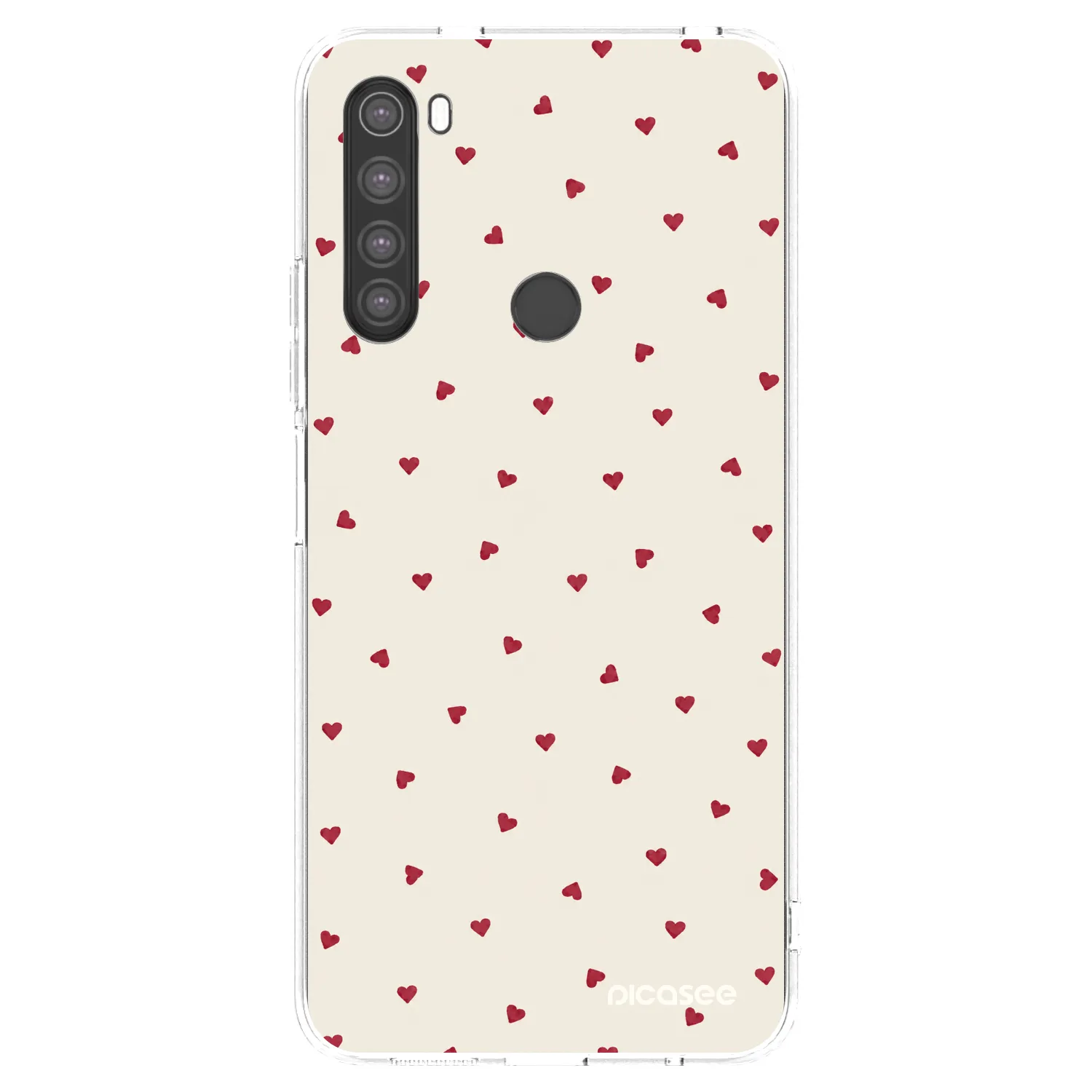 Picasee silikonový průhledný obal pro Xiaomi Redmi Note 8 - Little Love
