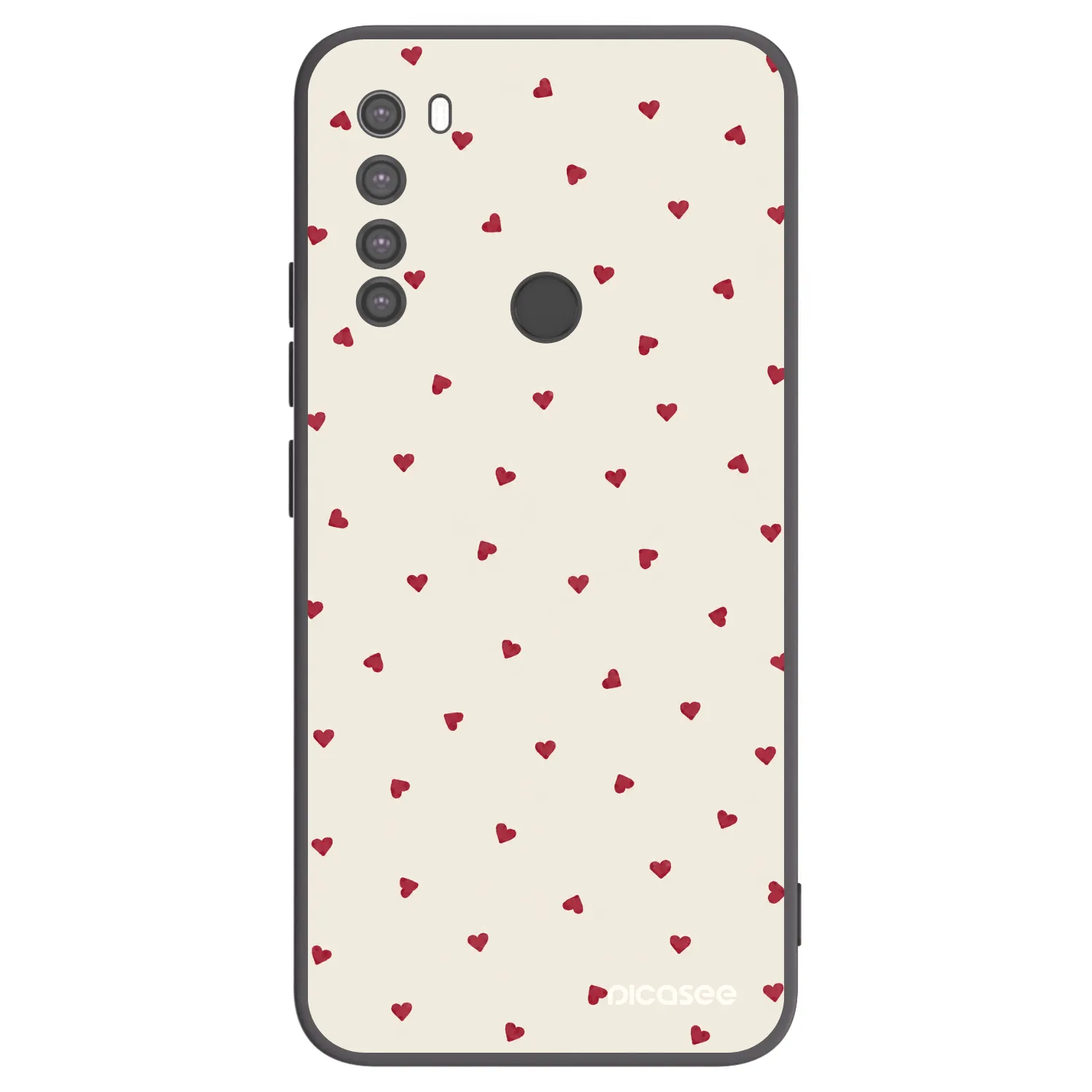 Picasee silikonový černý obal pro Xiaomi Redmi Note 8 - Little Love