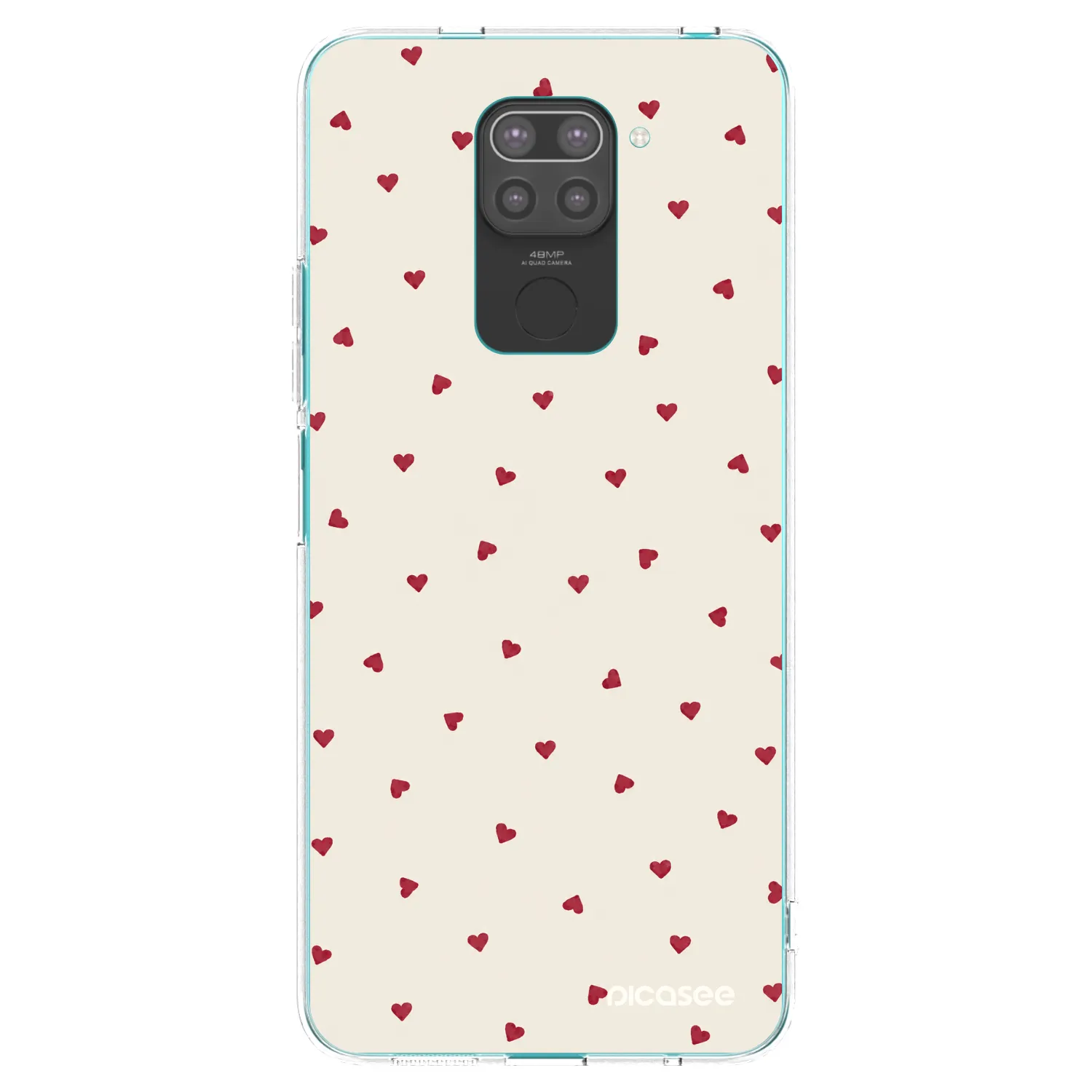 Picasee silikonový černý obal pro Xiaomi Redmi Note 9 - Little Love