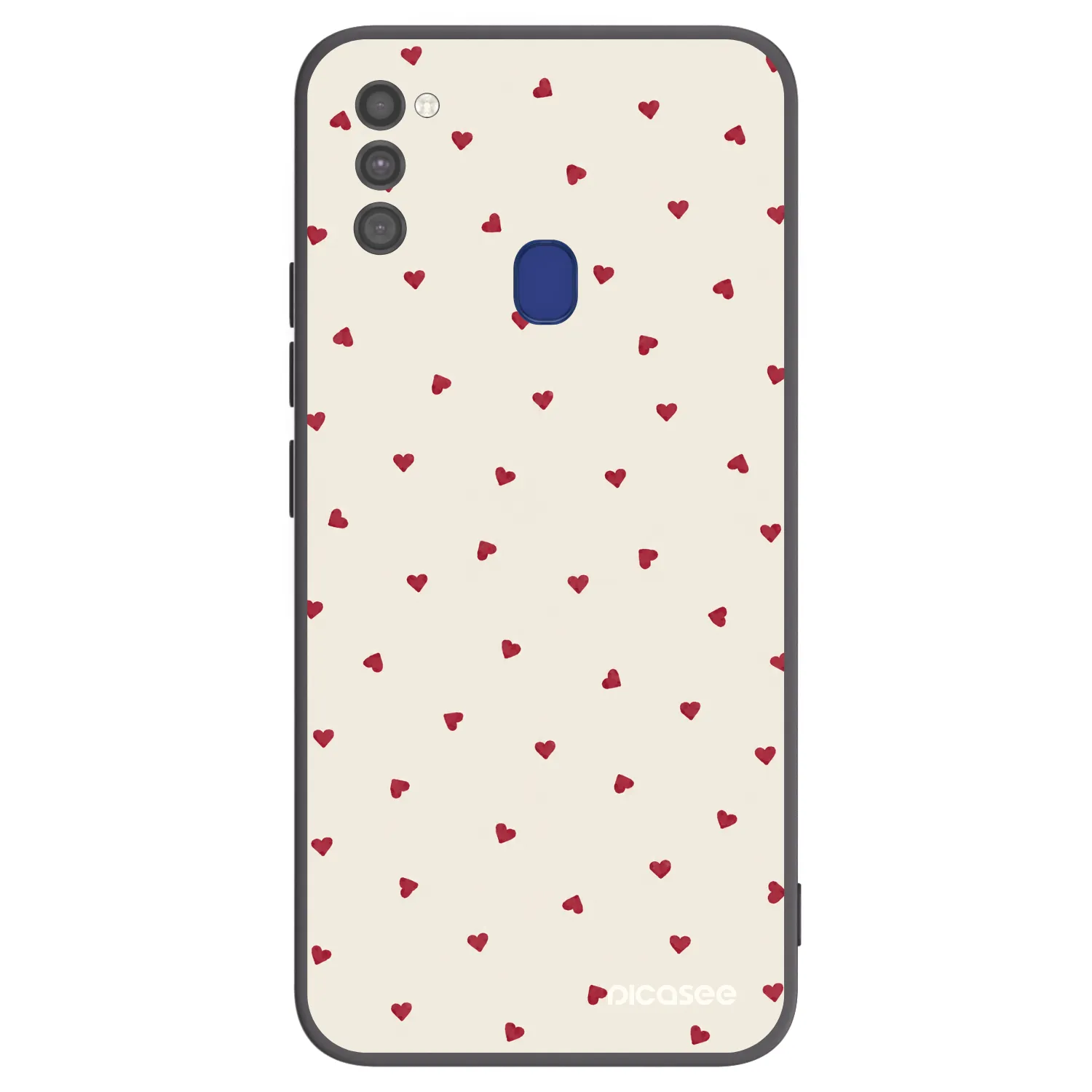 Picasee silikonový černý obal pro Samsung Galaxy M21 M215F - Little Love