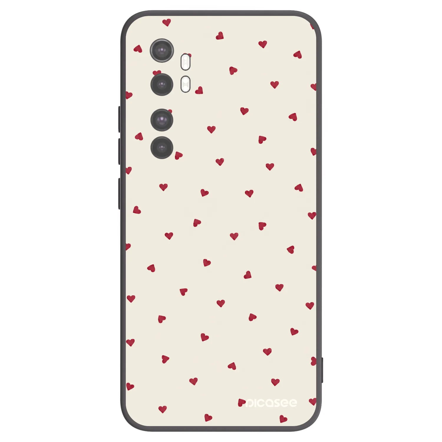 Picasee silikonový černý obal pro Xiaomi Mi Note 10 Lite - Little Love
