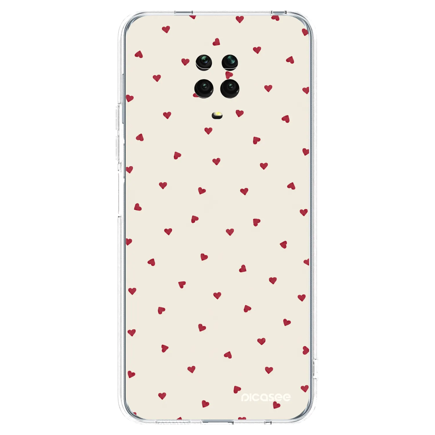 Picasee silikonový průhledný obal pro Xiaomi Redmi Note 9S - Little Love