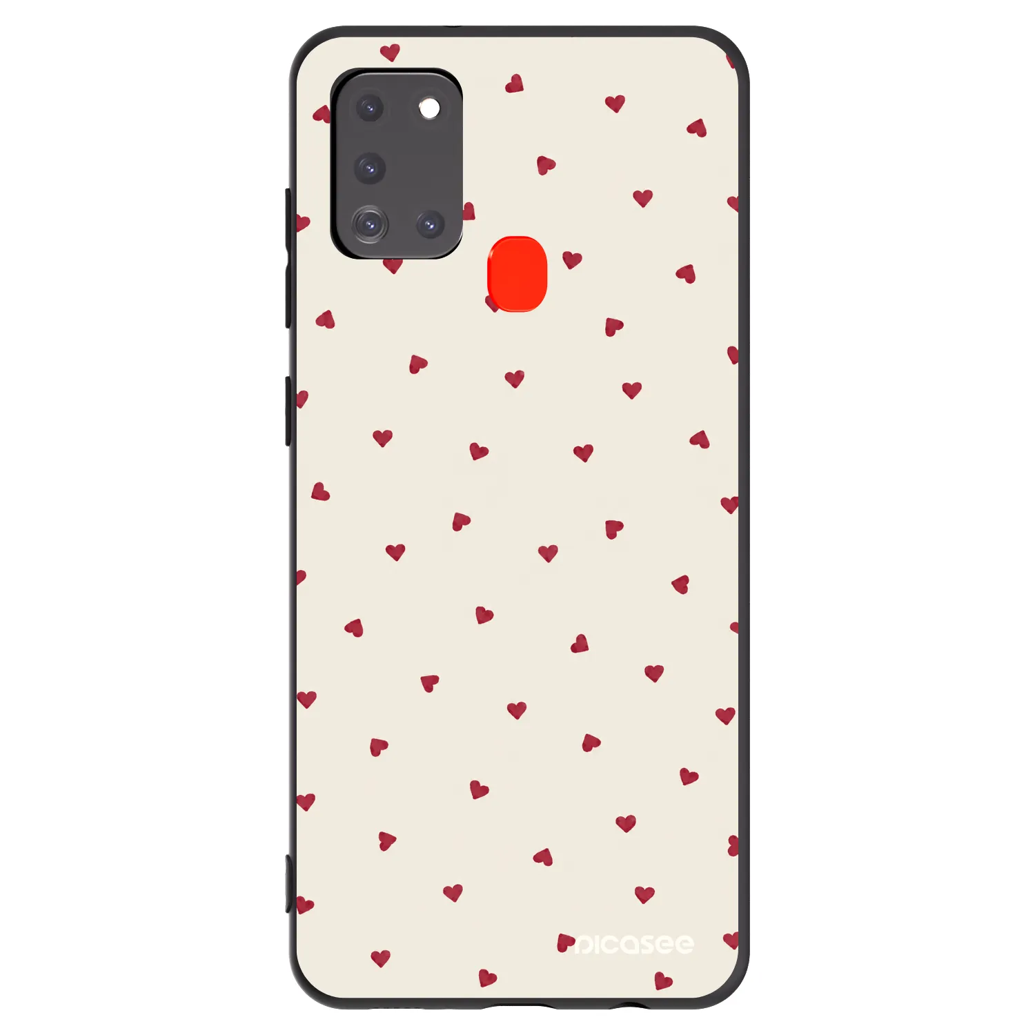 Picasee silikonový černý obal pro Samsung Galaxy A21s - Little Love