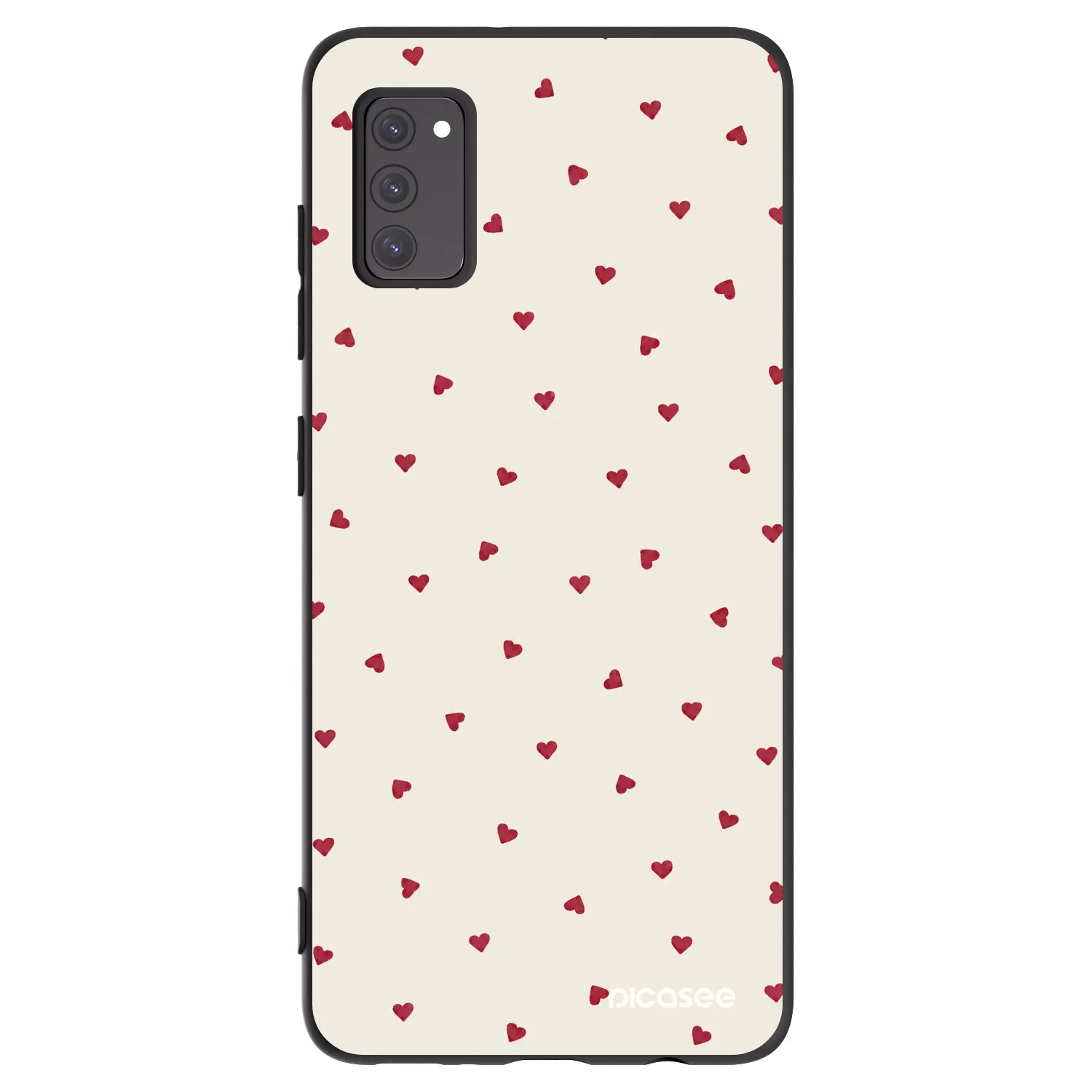 Picasee silikonový černý obal pro Samsung Galaxy A41 A415F - Little Love