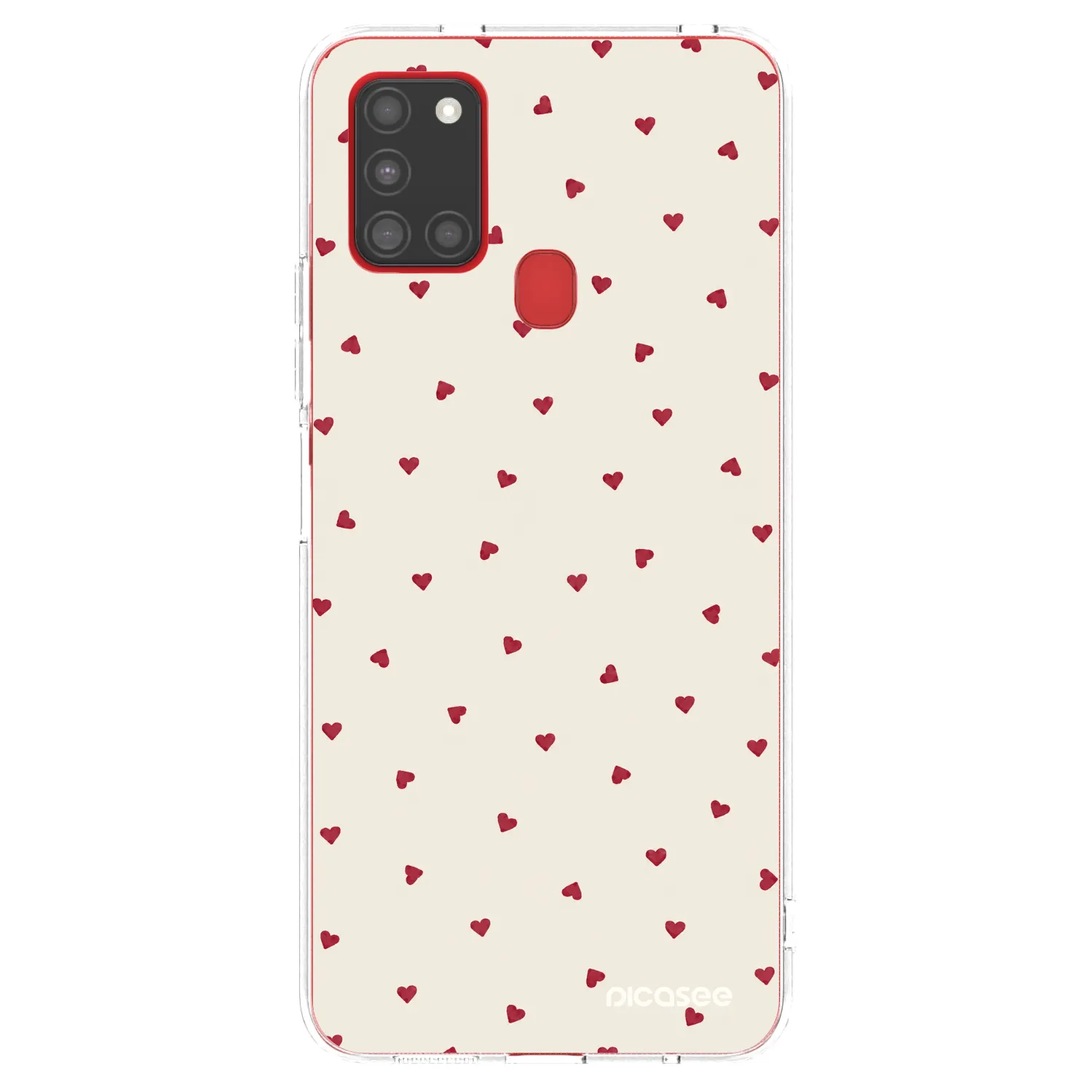 Picasee silikonový průhledný obal pro Samsung Galaxy A21s - Little Love