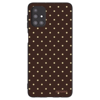 Obal pro Samsung Galaxy M31s - Vanilla Dots & Chocolate