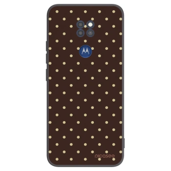 Obal pro Motorola Moto G9 Play - Vanilla Dots & Chocolate
