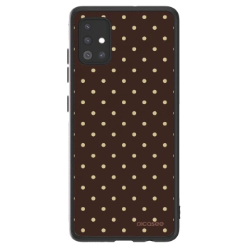 Picasee ULTIMATE CASE pro Samsung Galaxy A51 A515F - Vanilla Dots & Chocolate