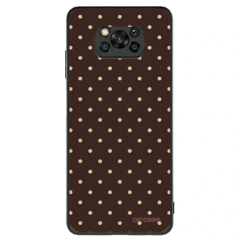 Obal pro Xiaomi Poco X3 - Vanilla Dots & Chocolate