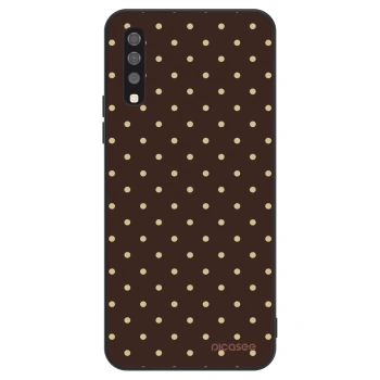 Obal pro Samsung Galaxy A70 A705F - Vanilla Dots & Chocolate