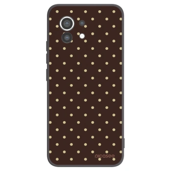 Picasee silikonový černý obal pro Xiaomi Mi 11 - Vanilla Dots & Chocolate