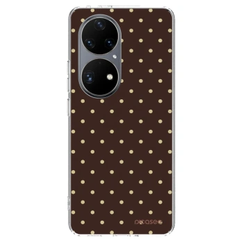 Obal pro Huawei P50 - Vanilla Dots & Chocolate