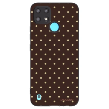 Obal pro Realme C21 - Vanilla Dots & Chocolate