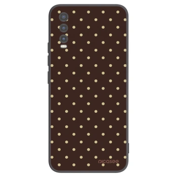 Obal pro Vivo Y20s - Vanilla Dots & Chocolate