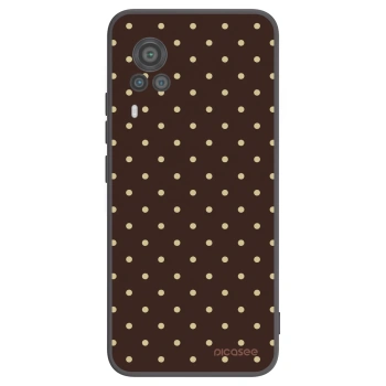 Obal pro Vivo X60 Pro 5G - Vanilla Dots & Chocolate